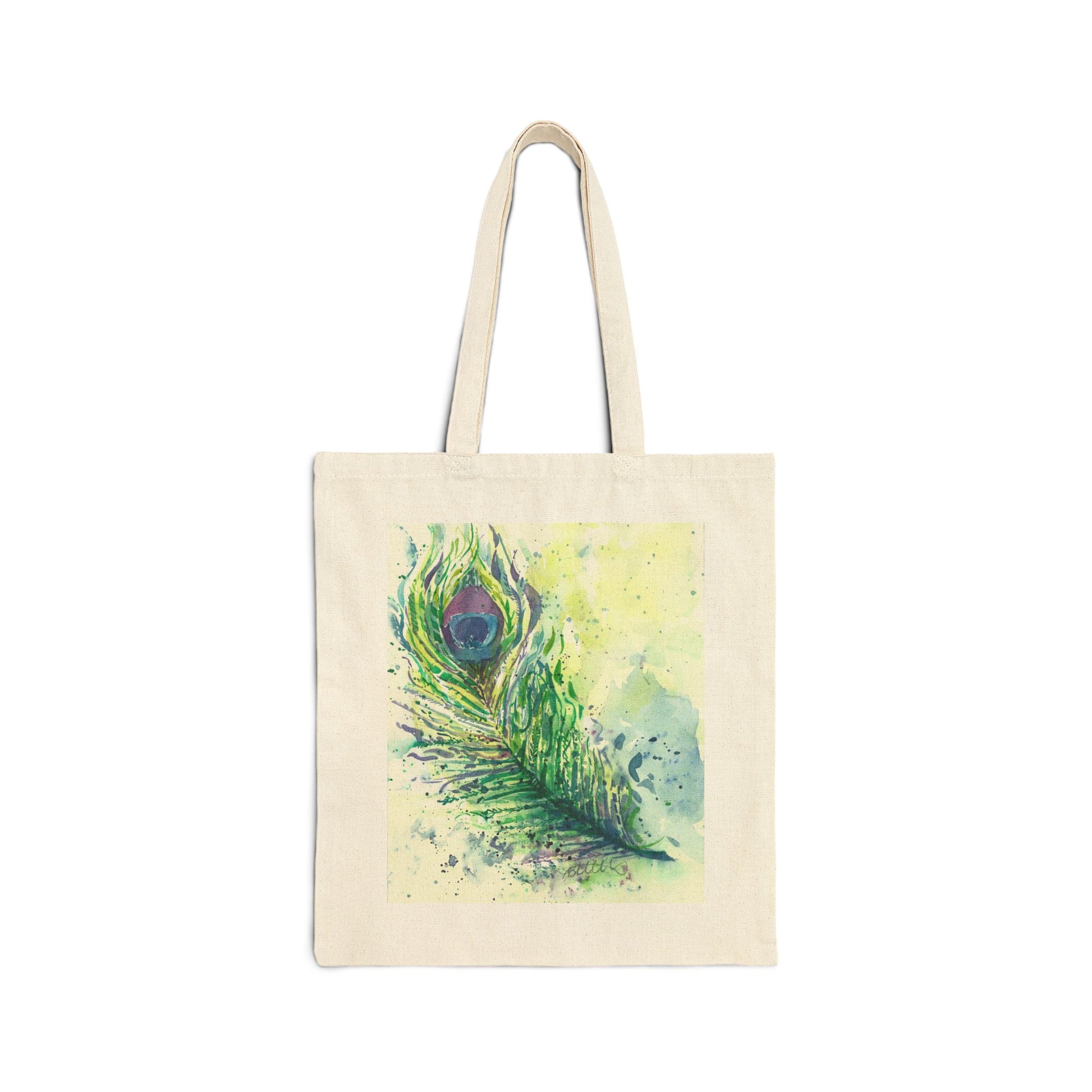 Light as a Feather Cotton Canvas Tote – Eco-Friendly Beach & Shopping Bag for Ocean Lovers - Brooke Zitting, LLC