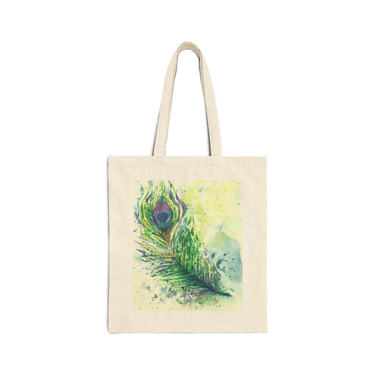 Light as a Feather Cotton Canvas Tote – Eco-Friendly Beach & Shopping Bag for Ocean Lovers - Brooke Zitting, LLC