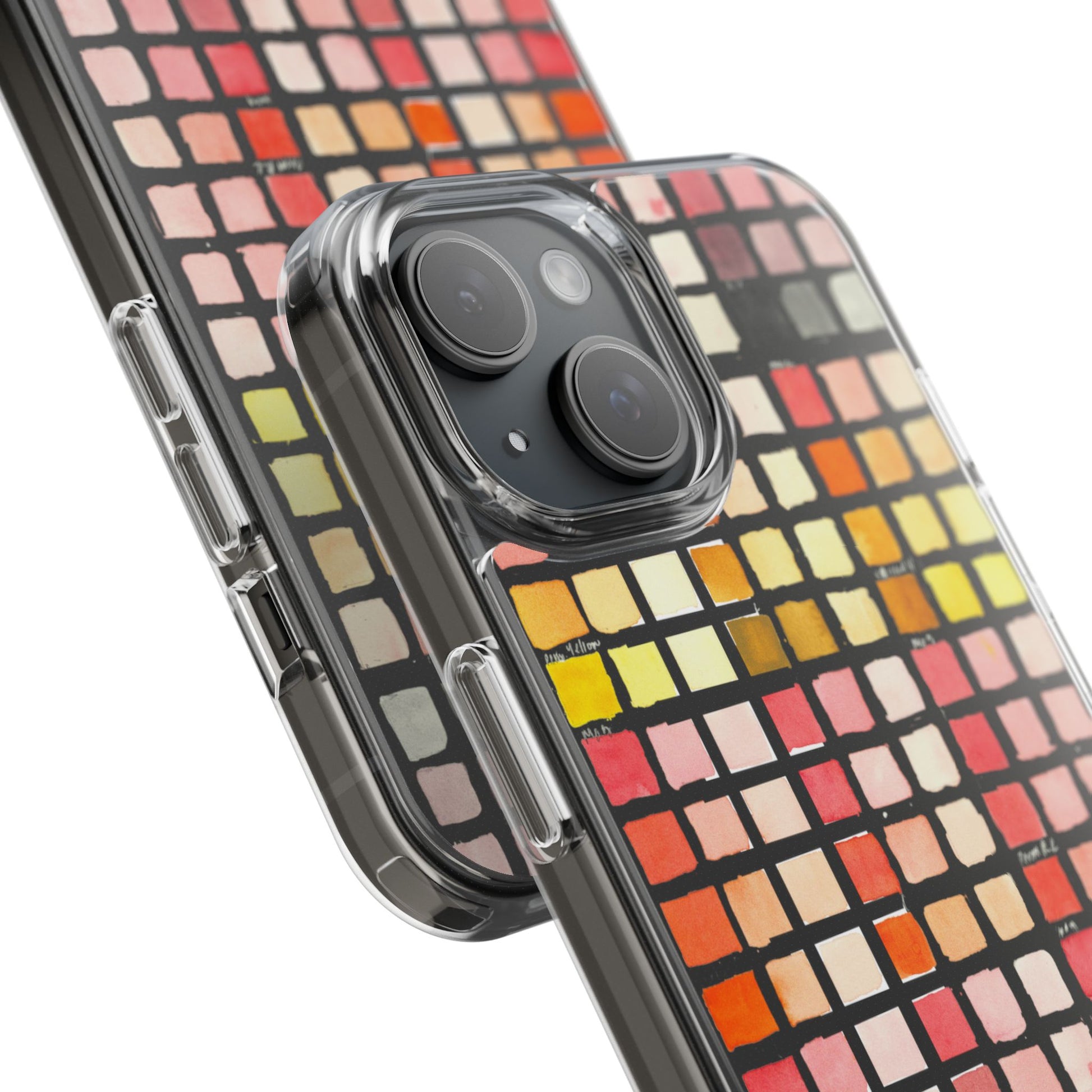 Watercolor Paint Swatches Clear Phone Case - Brooke Zitting, LLC