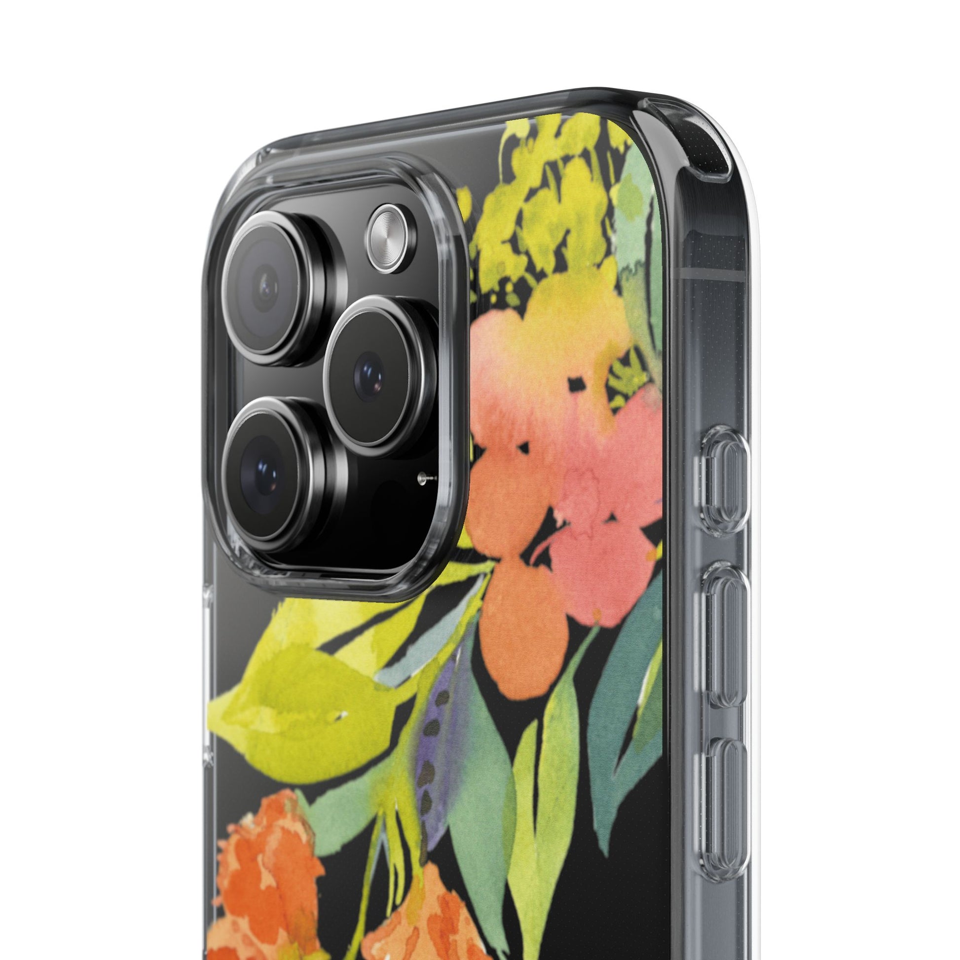 Watercolor Floral Blooms Clear Phone Case - Brooke Zitting, LLC