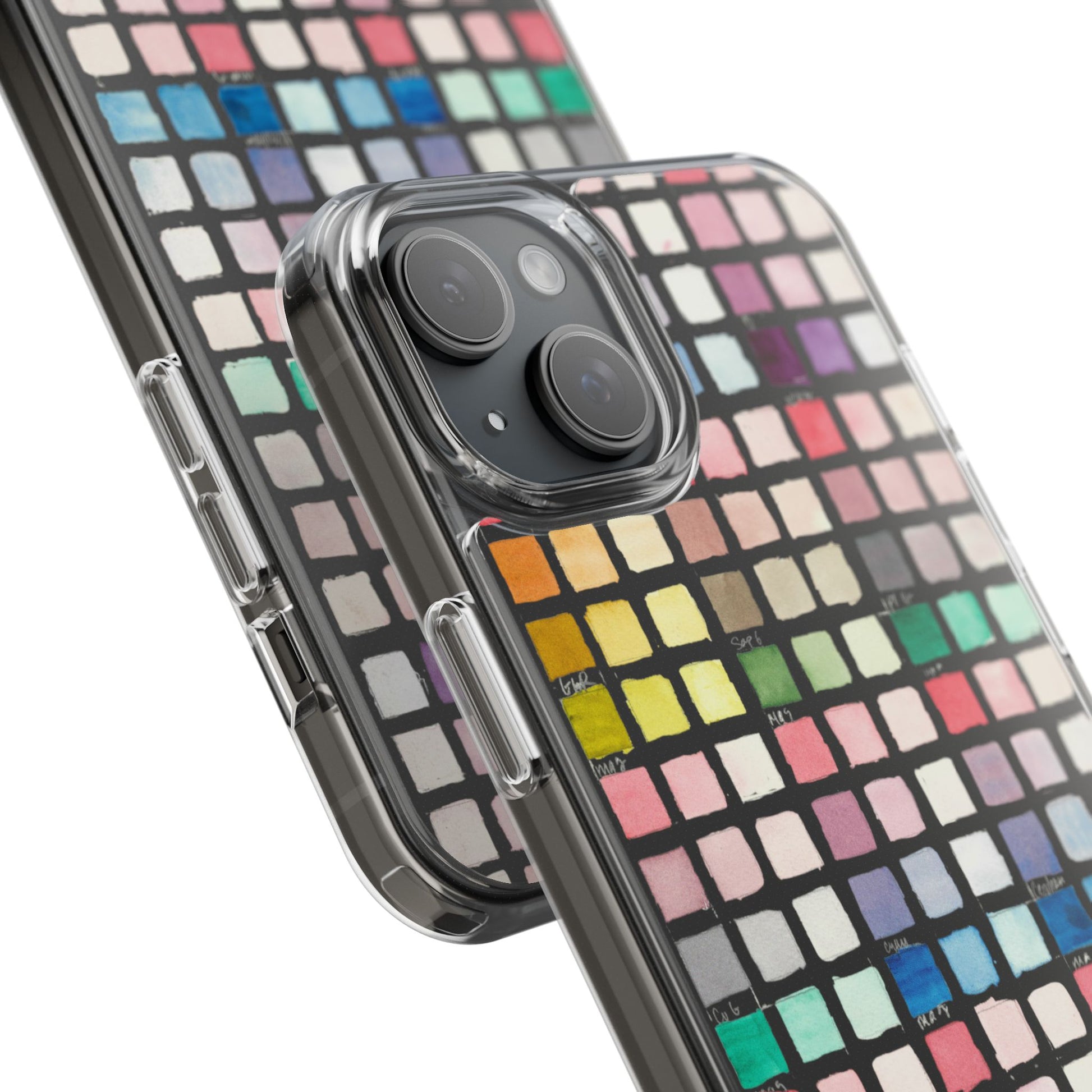 Watercolor Swatches Clear Phone Case - Brooke Zitting, LLC