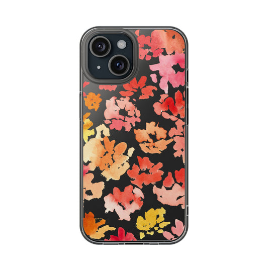 Watercolor Posy Clear Phone Case - Brooke Zitting, LLC