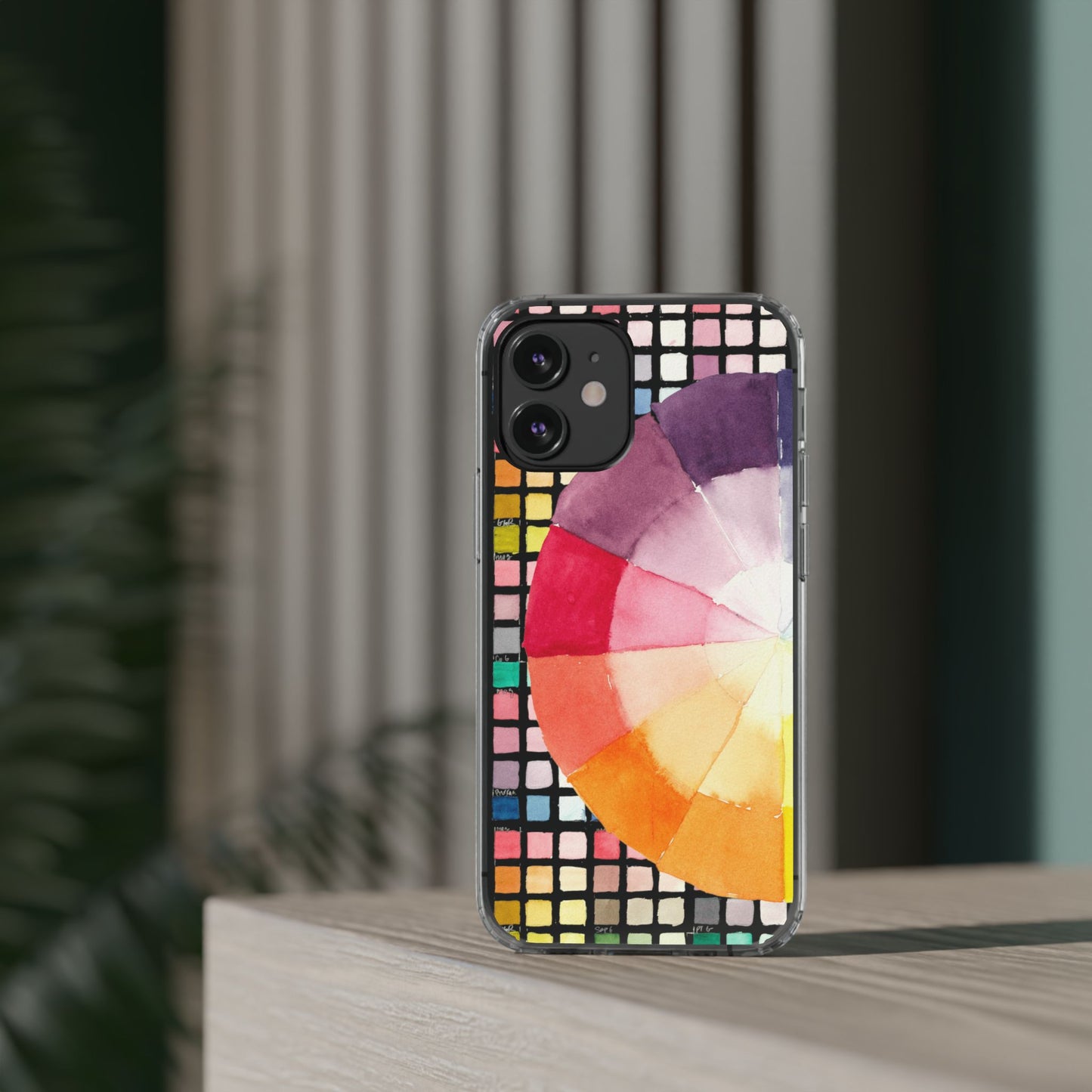 Watercolor-Theory Clear Phone Case - Brooke Zitting, LLC