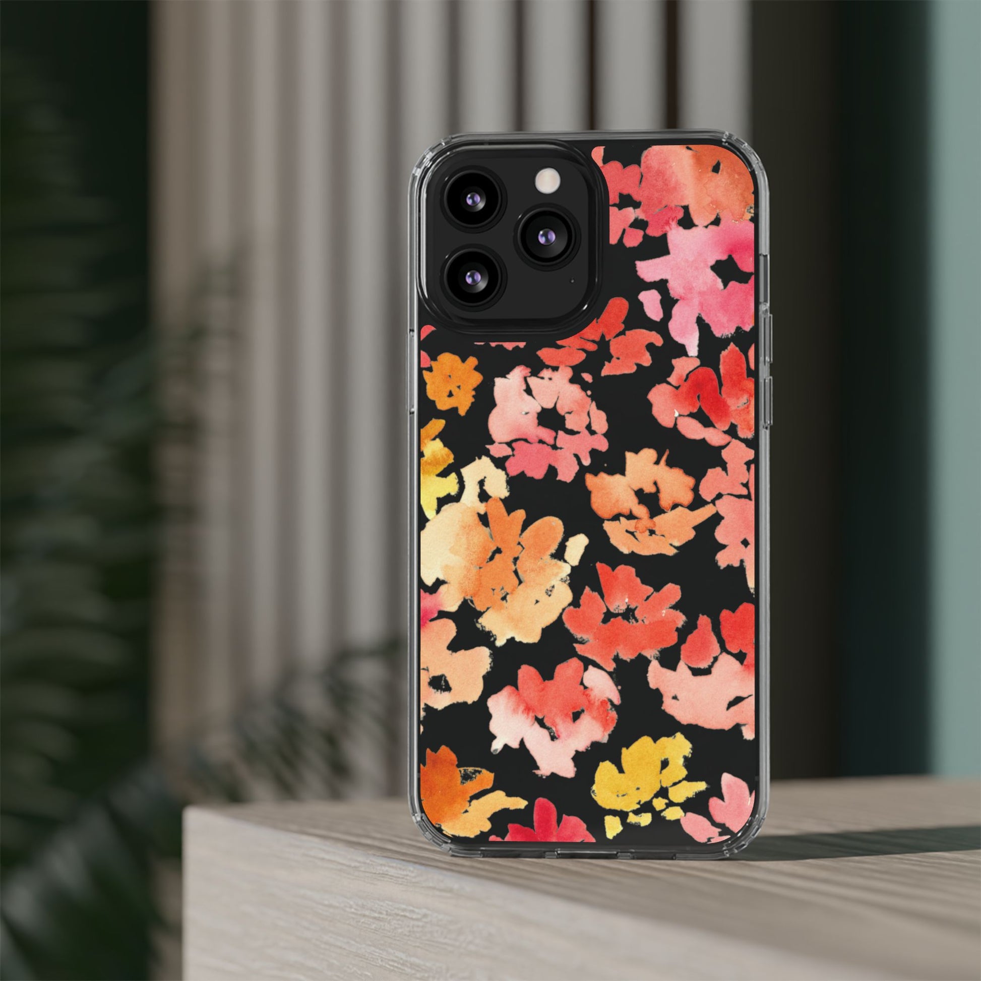 Watercolor Posy Clear Phone Case - Brooke Zitting, LLC