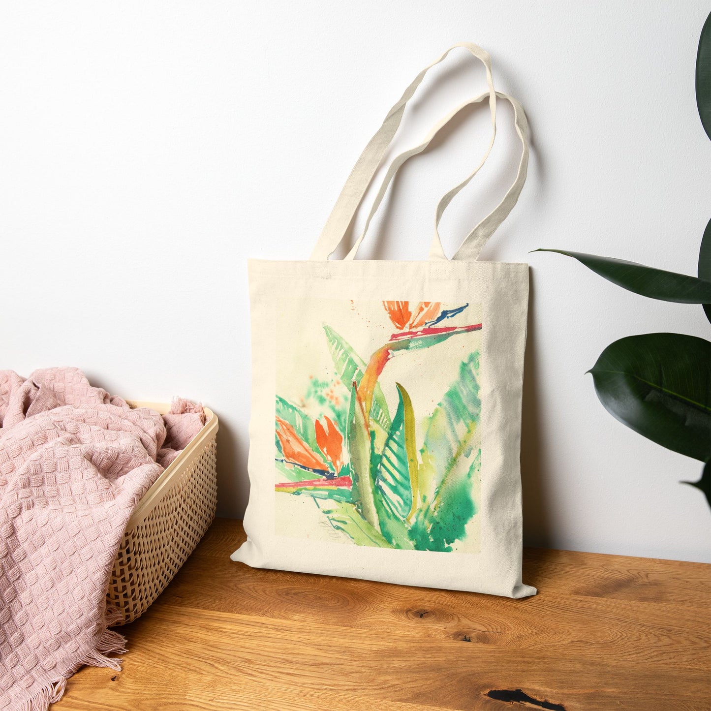 Another Day in Paradise Cotton Canvas Tote – Eco-Friendly Beach & Shopping Bag for Ocean Lovers