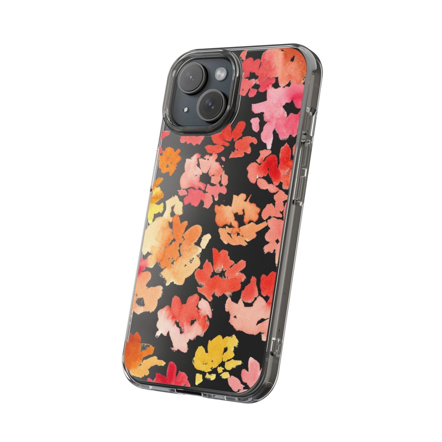 Watercolor Posy Clear Phone Case - Brooke Zitting, LLC