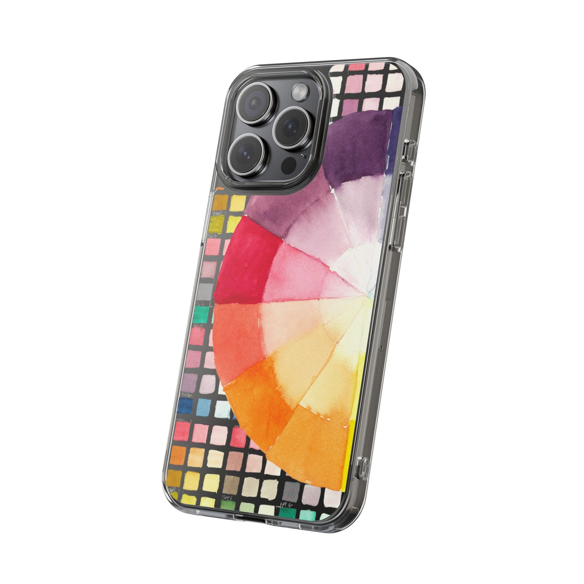 Watercolor-Theory Clear Phone Case - Brooke Zitting, LLC