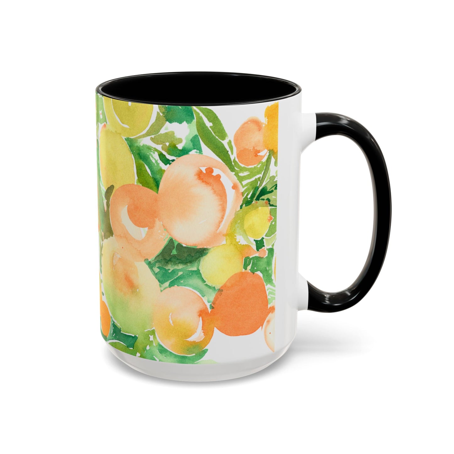 Citrus and Peaches Coffee Mug (11, 15oz) - Brooke Zitting, LLC