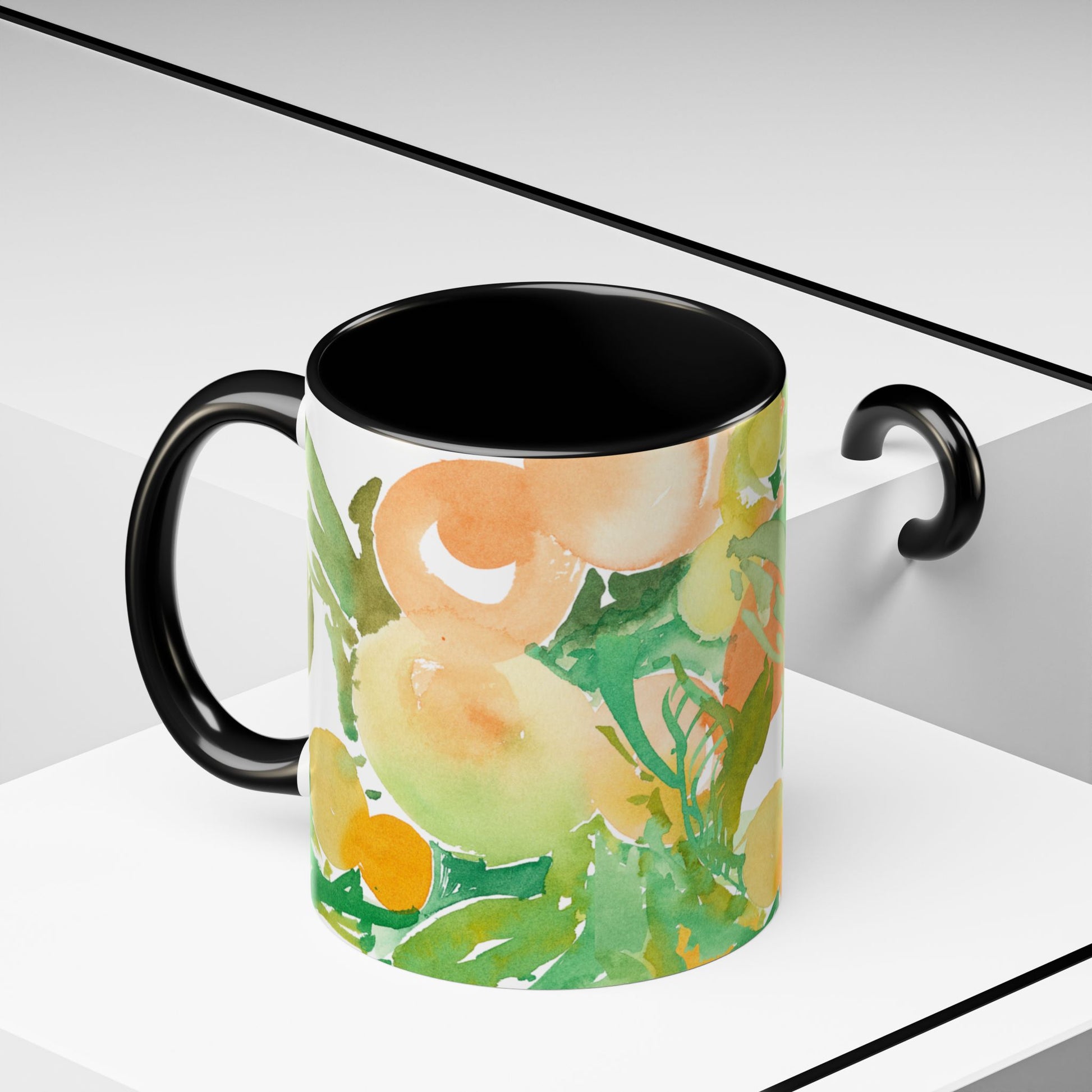 Citrus and Peaches Coffee Mug (11, 15oz) - Brooke Zitting, LLC