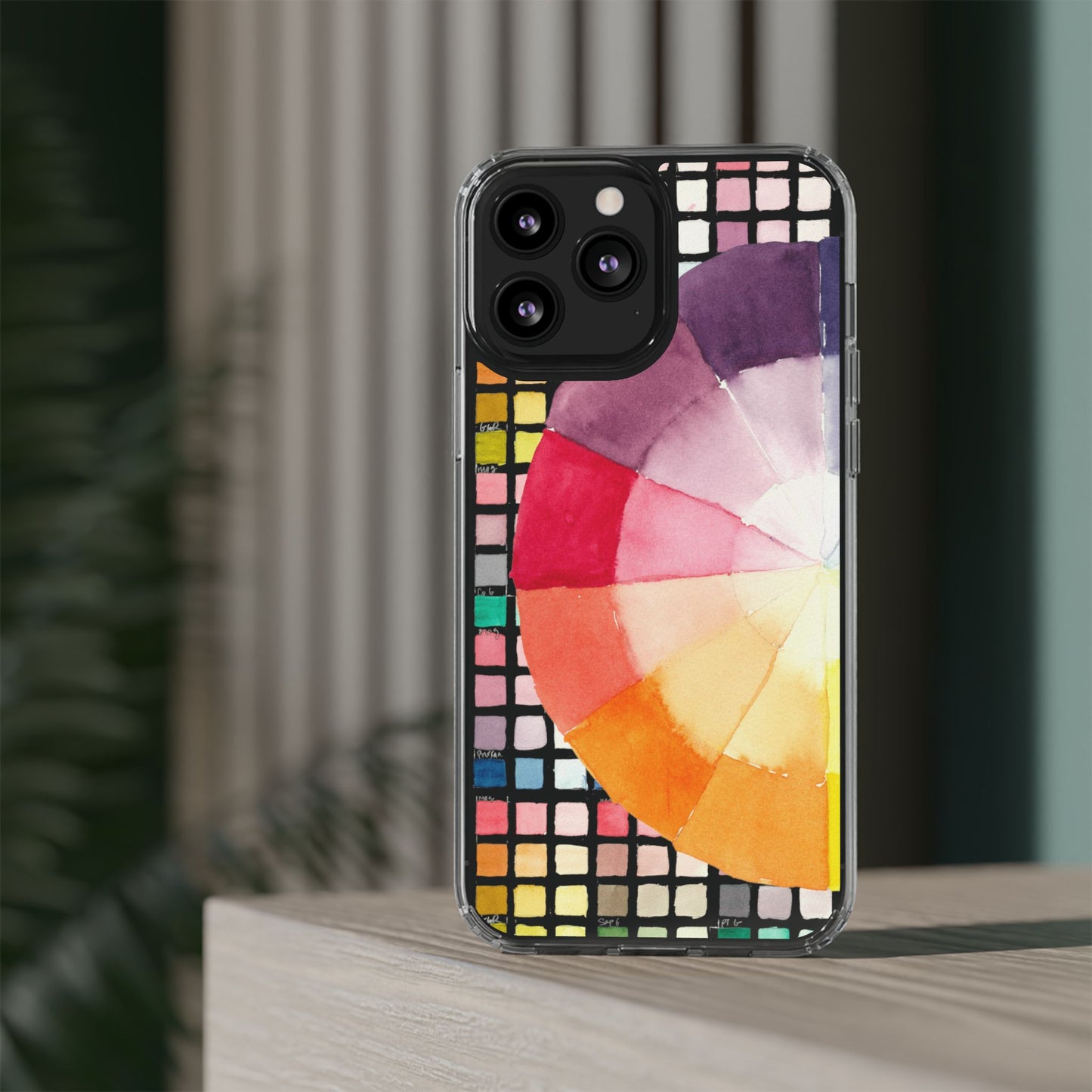 Watercolor-Theory Clear Phone Case - Brooke Zitting, LLC