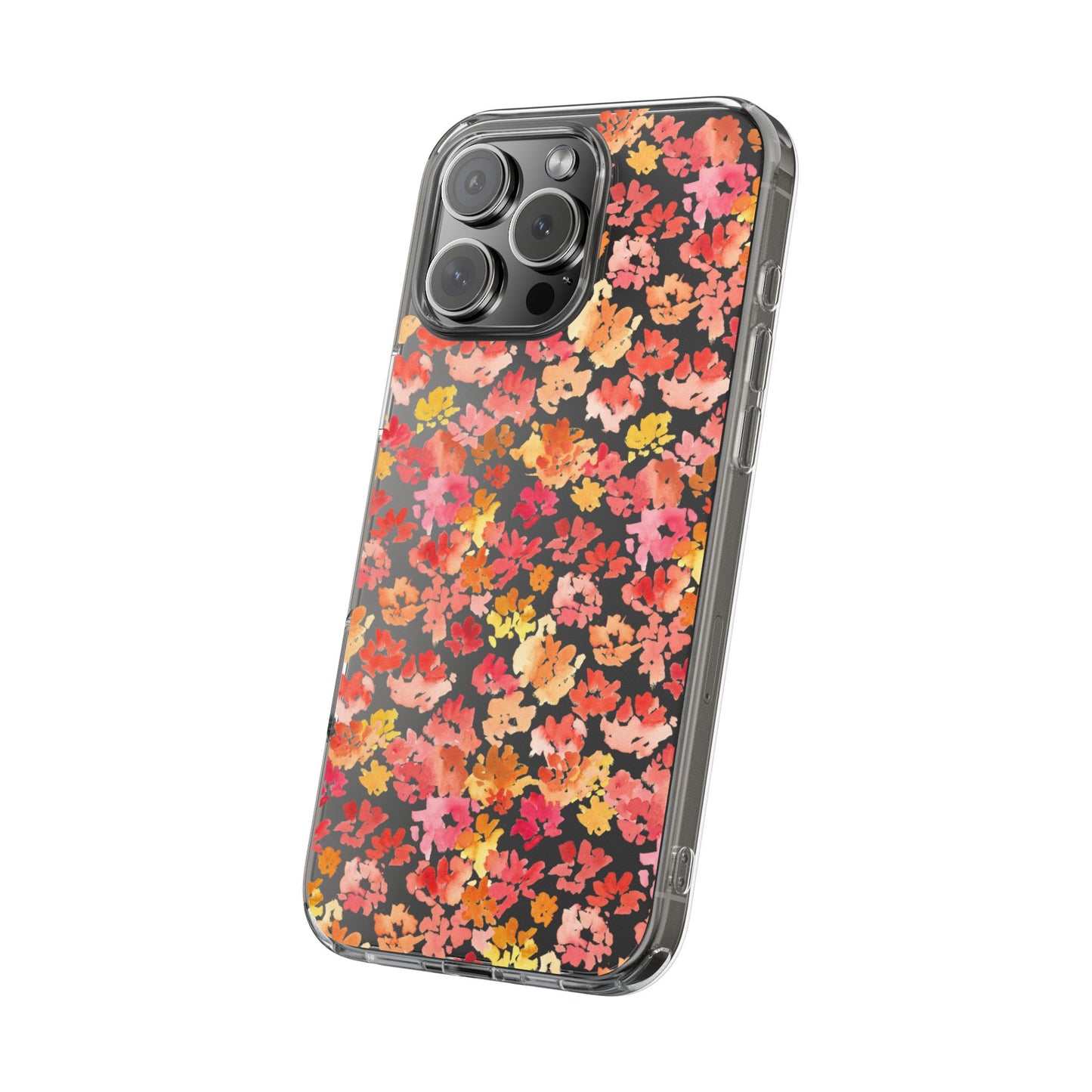 Watercolor Mini Posy Clear Phone Case - Brooke Zitting, LLC