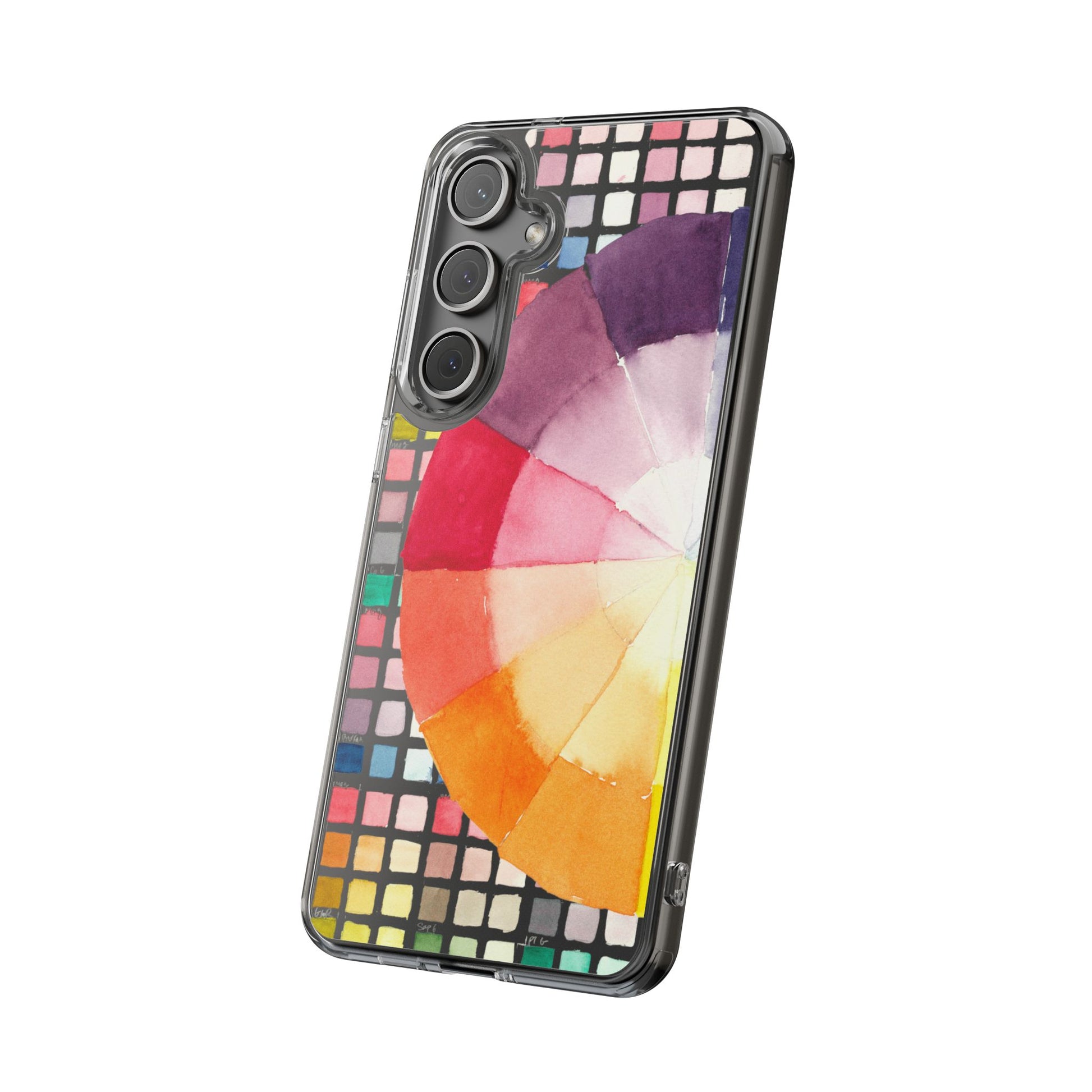 Watercolor-Theory Clear Phone Case - Brooke Zitting, LLC