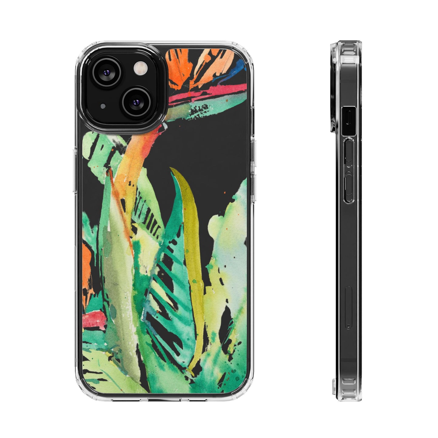 Another Day in Paradise Watercolor Clear Phone Case - Brooke Zitting, LLC