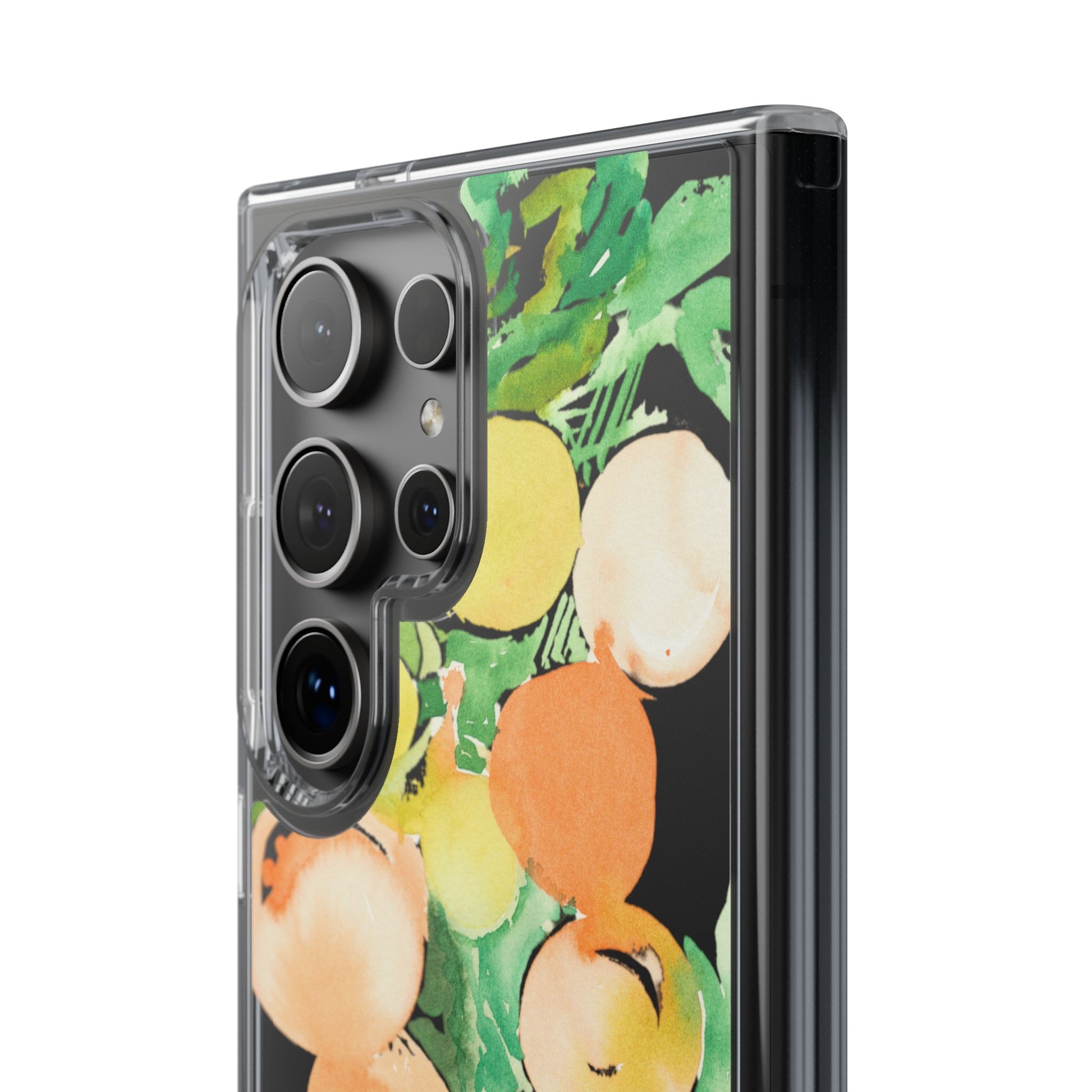 Watercolor Peaches Clear Phone Case - Brooke Zitting, LLC