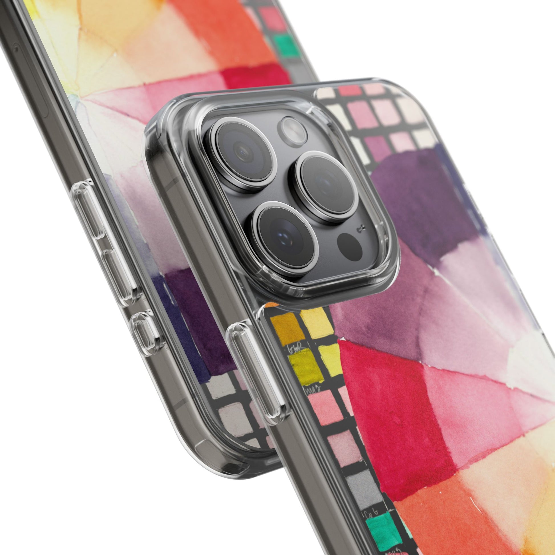 Watercolor-Theory Clear Phone Case - Brooke Zitting, LLC