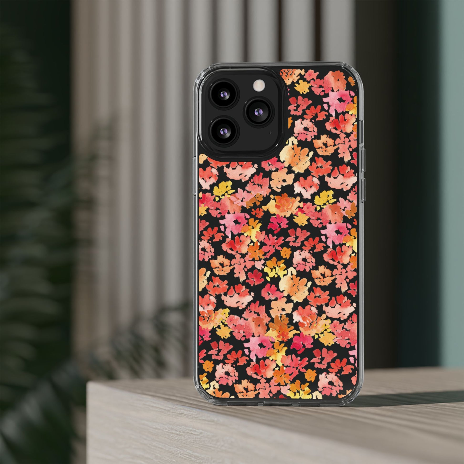 Watercolor Mini Posy Clear Phone Case - Brooke Zitting, LLC