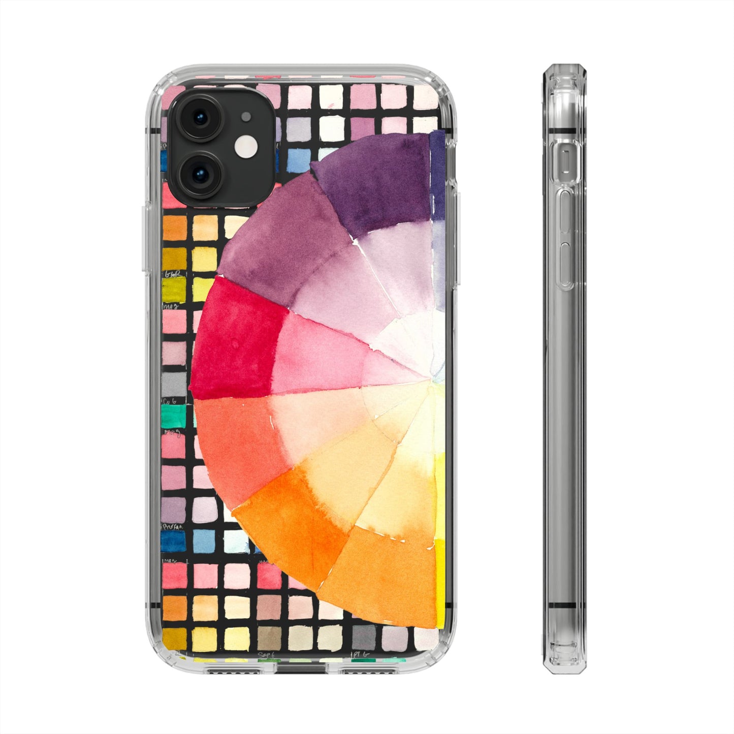 Watercolor-Theory Clear Phone Case - Brooke Zitting, LLC
