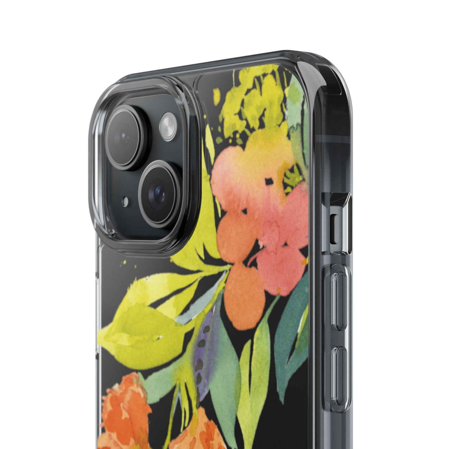 Watercolor Floral Blooms Clear Phone Case - Brooke Zitting, LLC