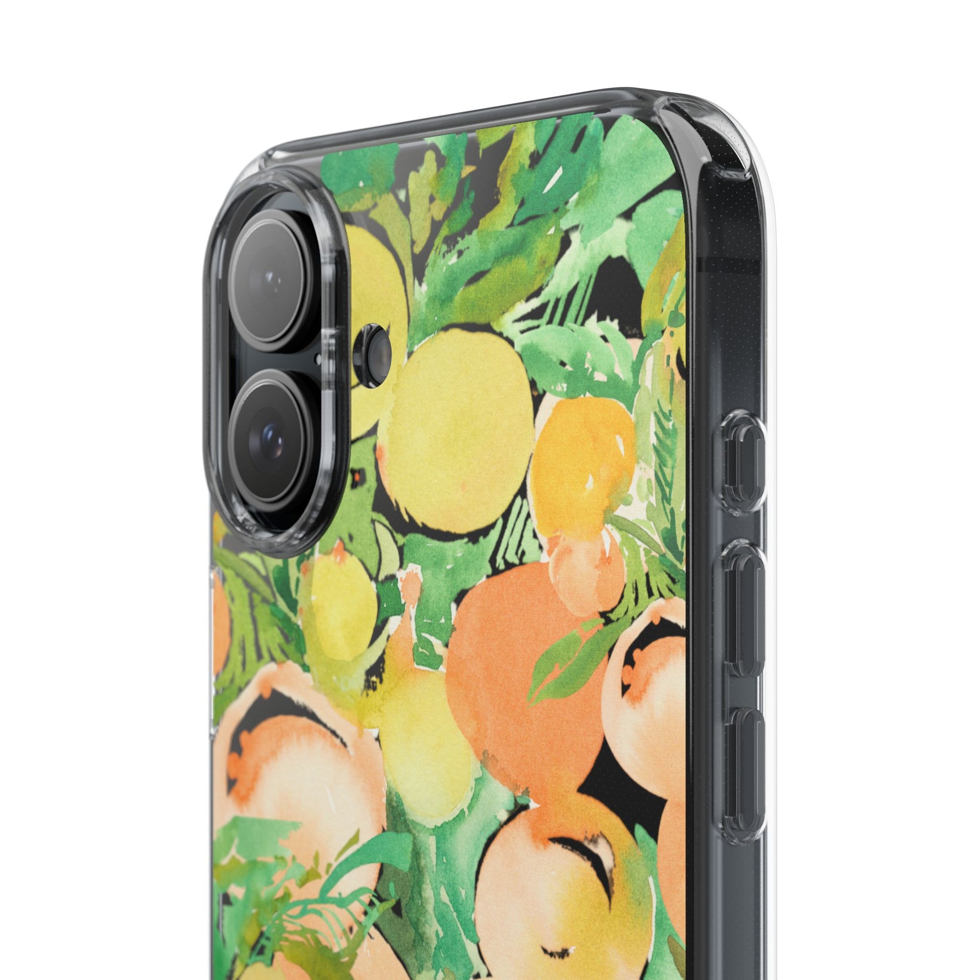 Watercolor Peach Party Clear Phone Case - Brooke Zitting, LLC