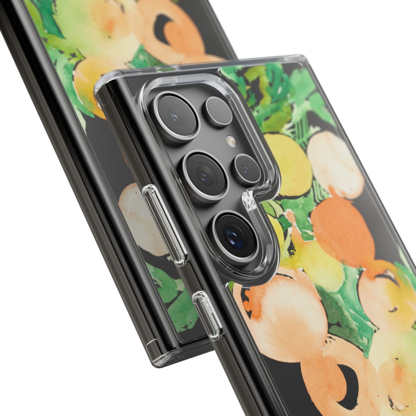 Watercolor Peaches Clear Phone Case - Brooke Zitting, LLC