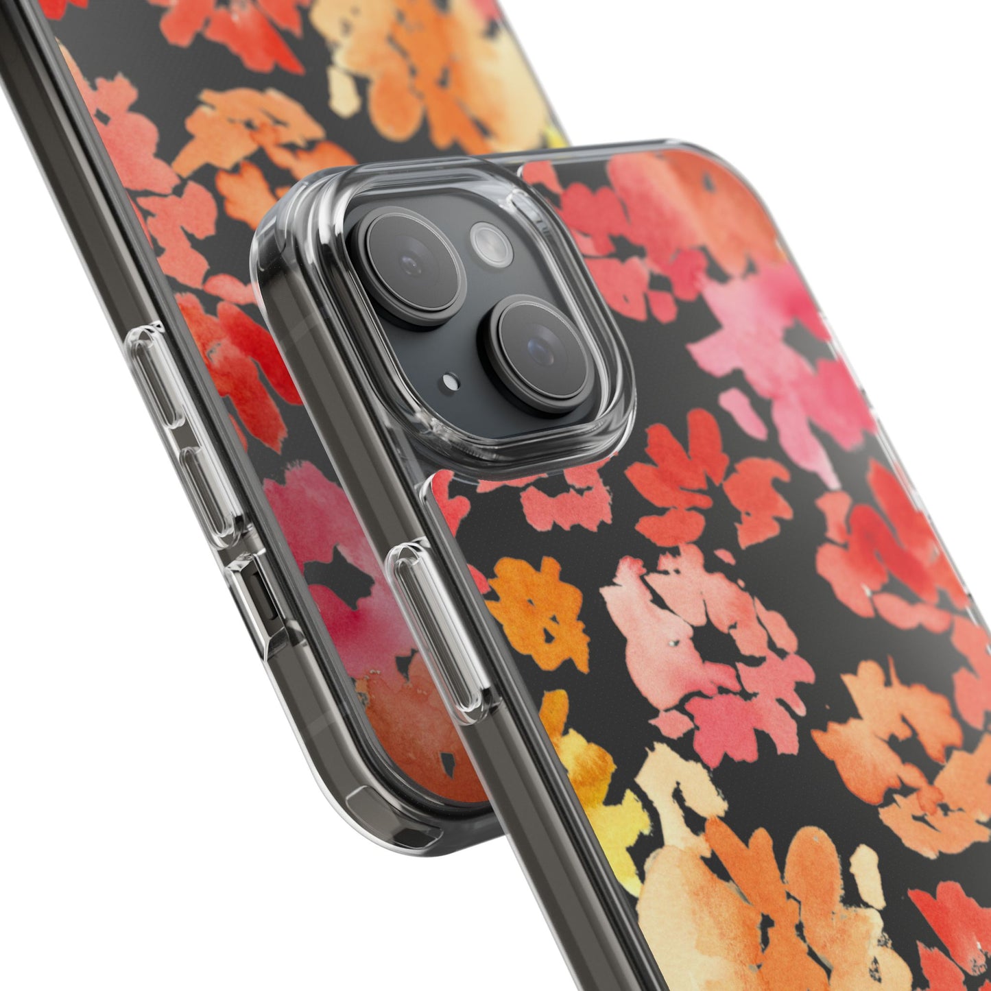 Watercolor Posy Clear Phone Case - Brooke Zitting, LLC