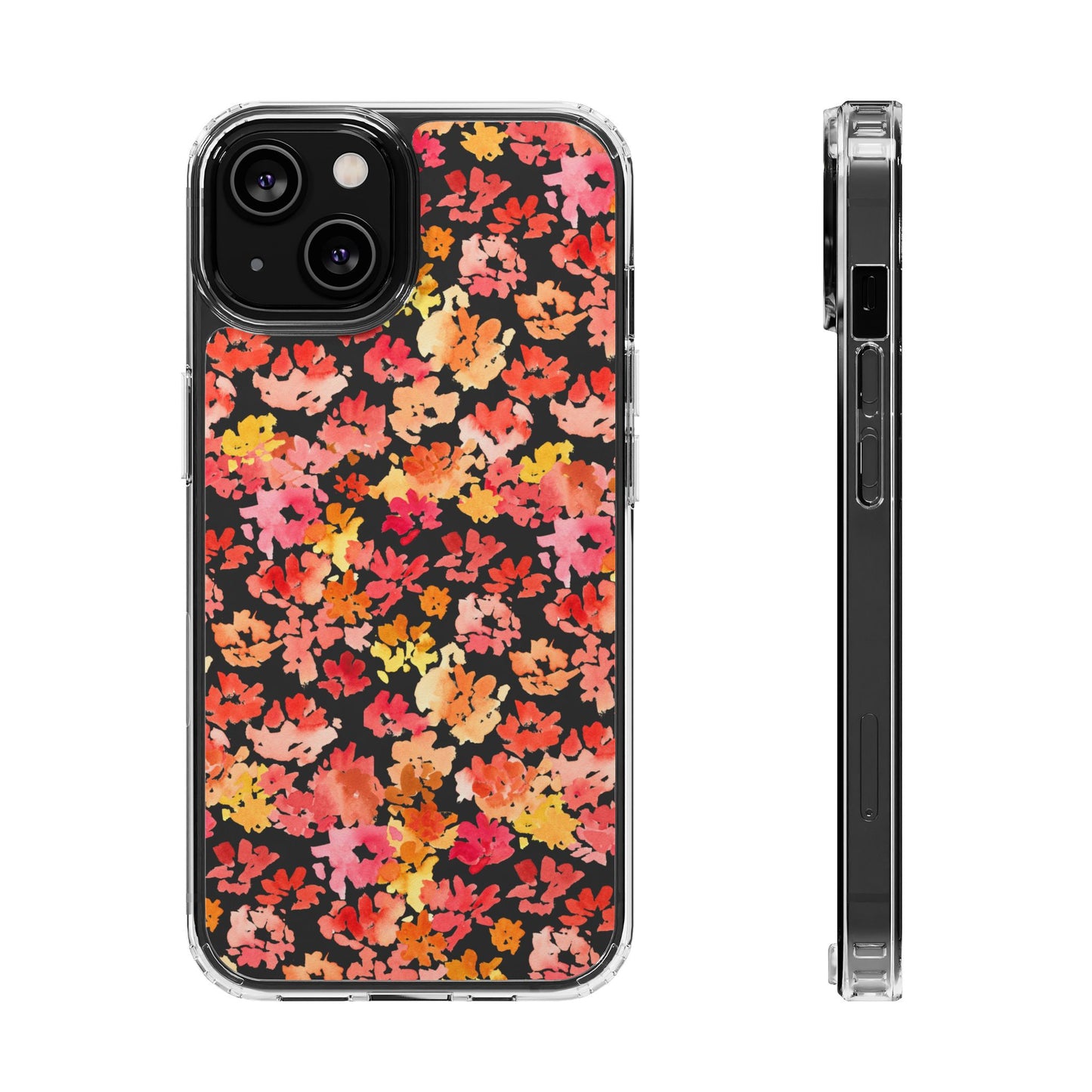Watercolor Mini Posy Clear Phone Case - Brooke Zitting, LLC