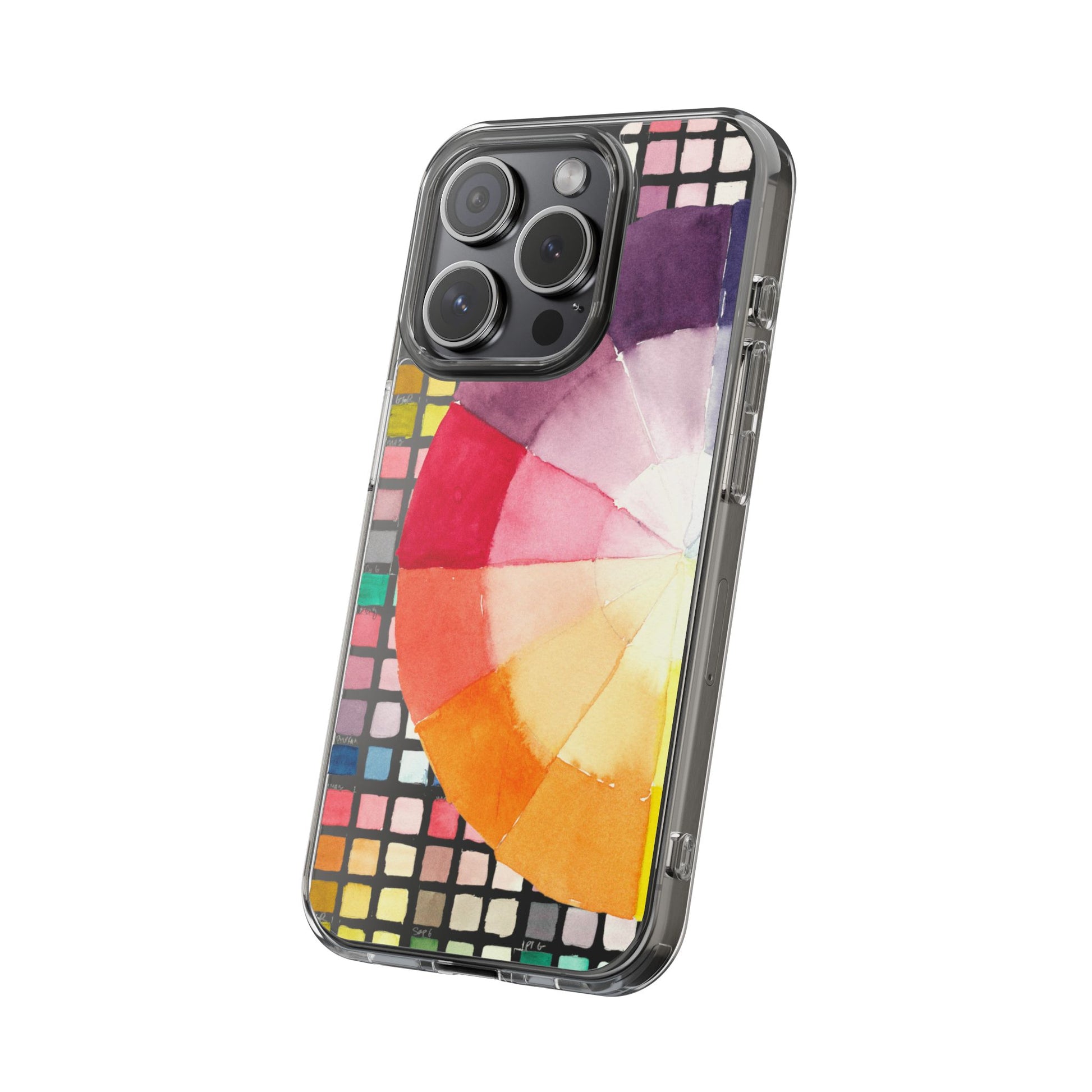 Watercolor-Theory Clear Phone Case - Brooke Zitting, LLC