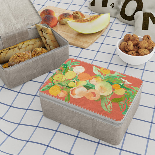 The Citrus and Peaches Paper Lunch Bag - Brooke Zitting, LLC