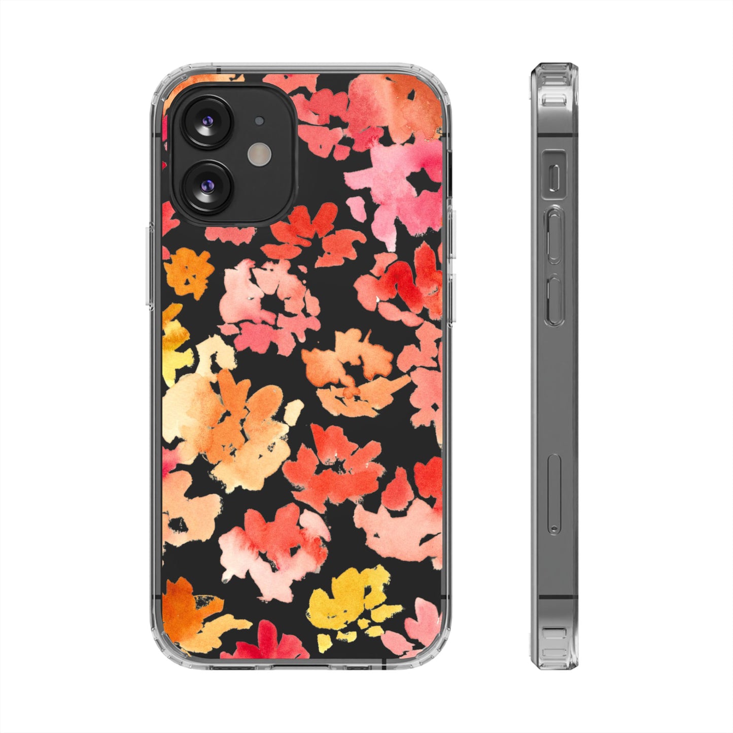 Watercolor Posy Clear Phone Case - Brooke Zitting, LLC
