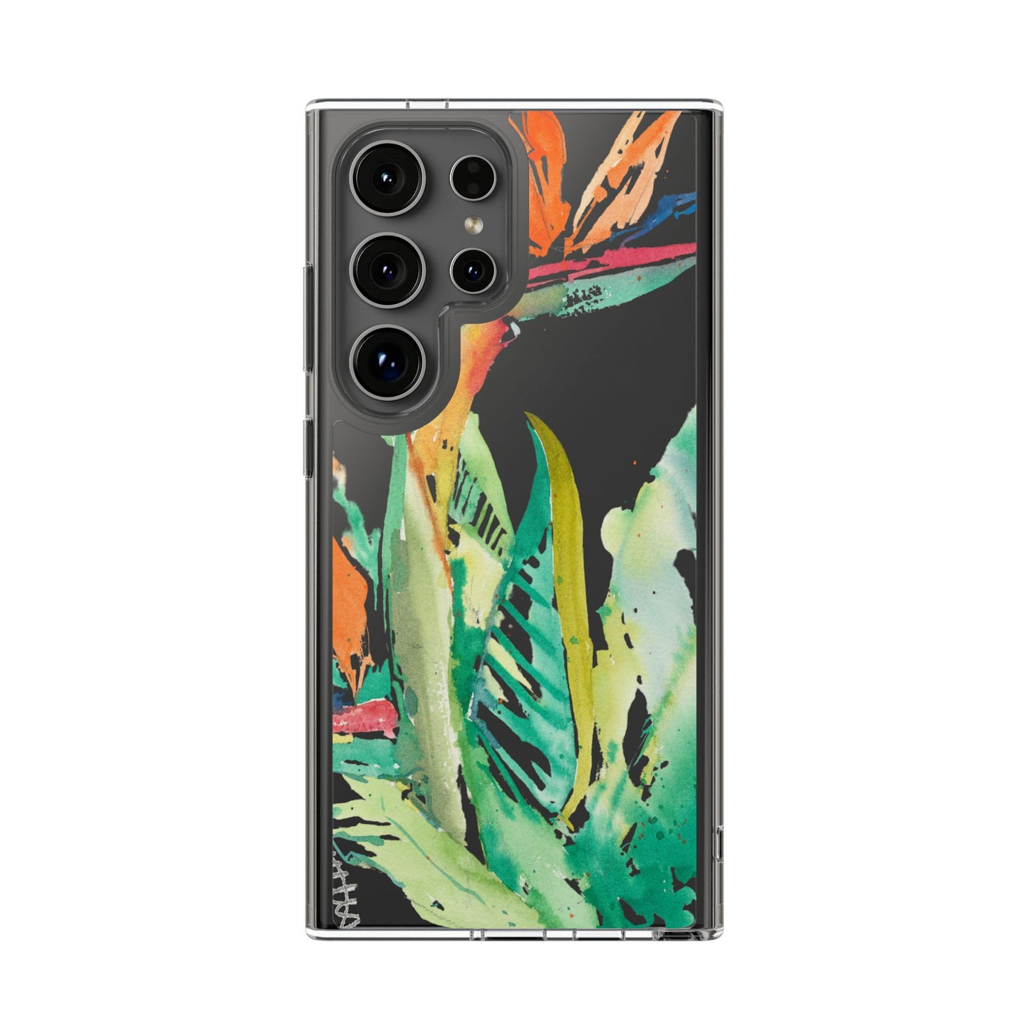 Another Day in Paradise Watercolor Clear Phone Case - Brooke Zitting, LLC