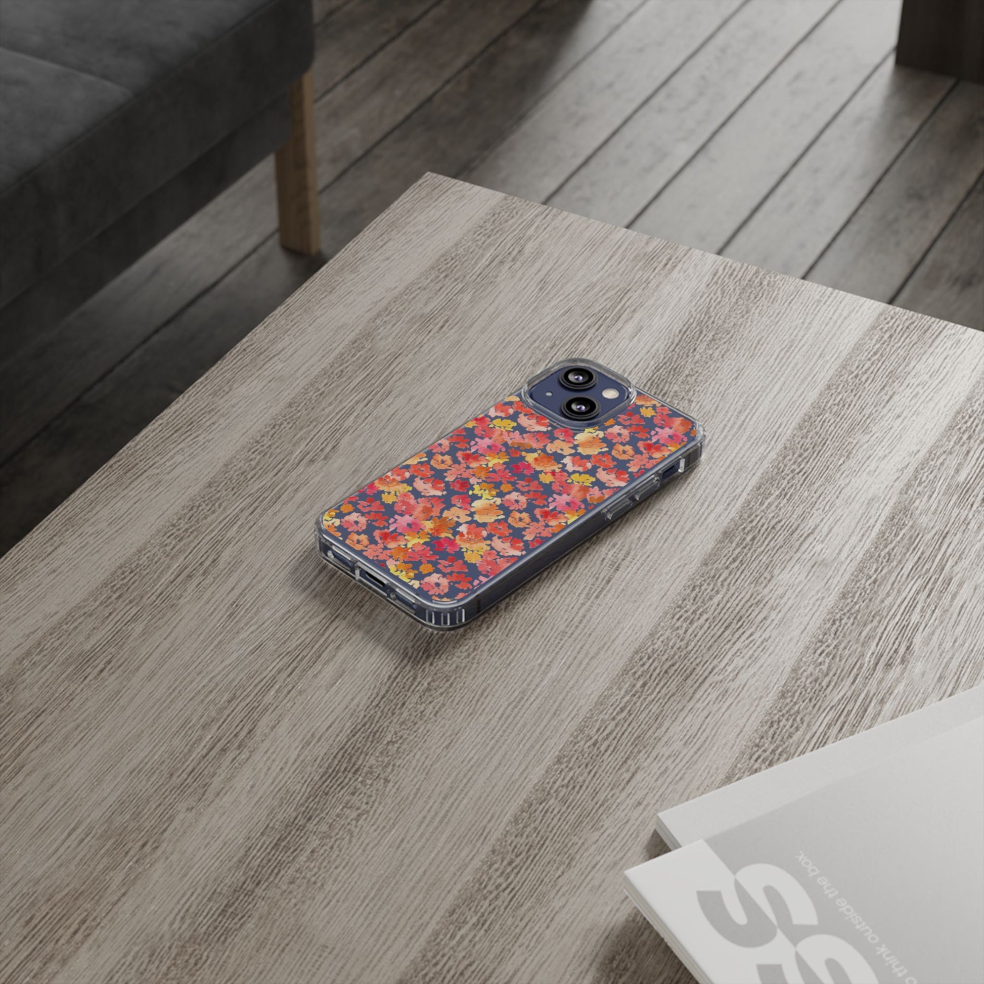 Watercolor Mini Posy Clear Phone Case - Brooke Zitting, LLC