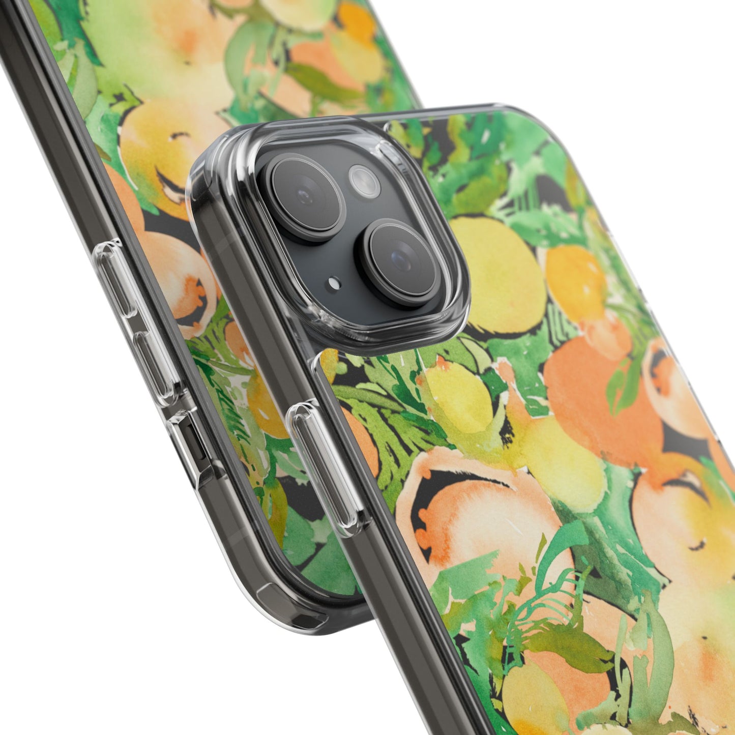 Watercolor Peach Party Clear Phone Case - Brooke Zitting, LLC