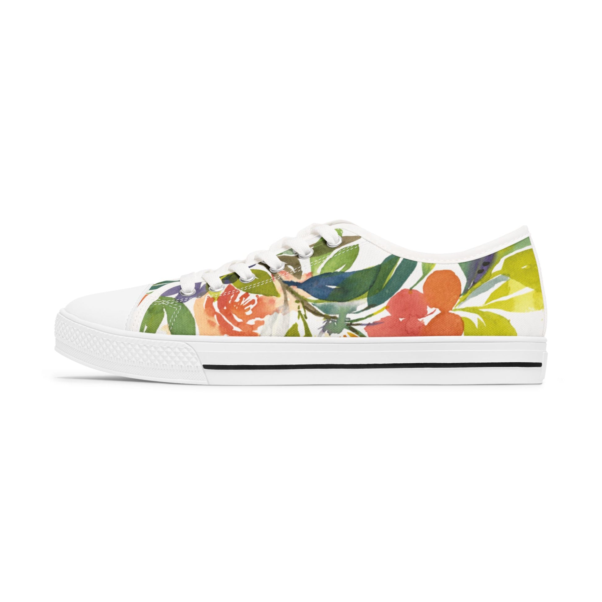 Petal Pop Casual Low-top Sneakers - The Perfect Gift for Her - Brooke Zitting, LLC