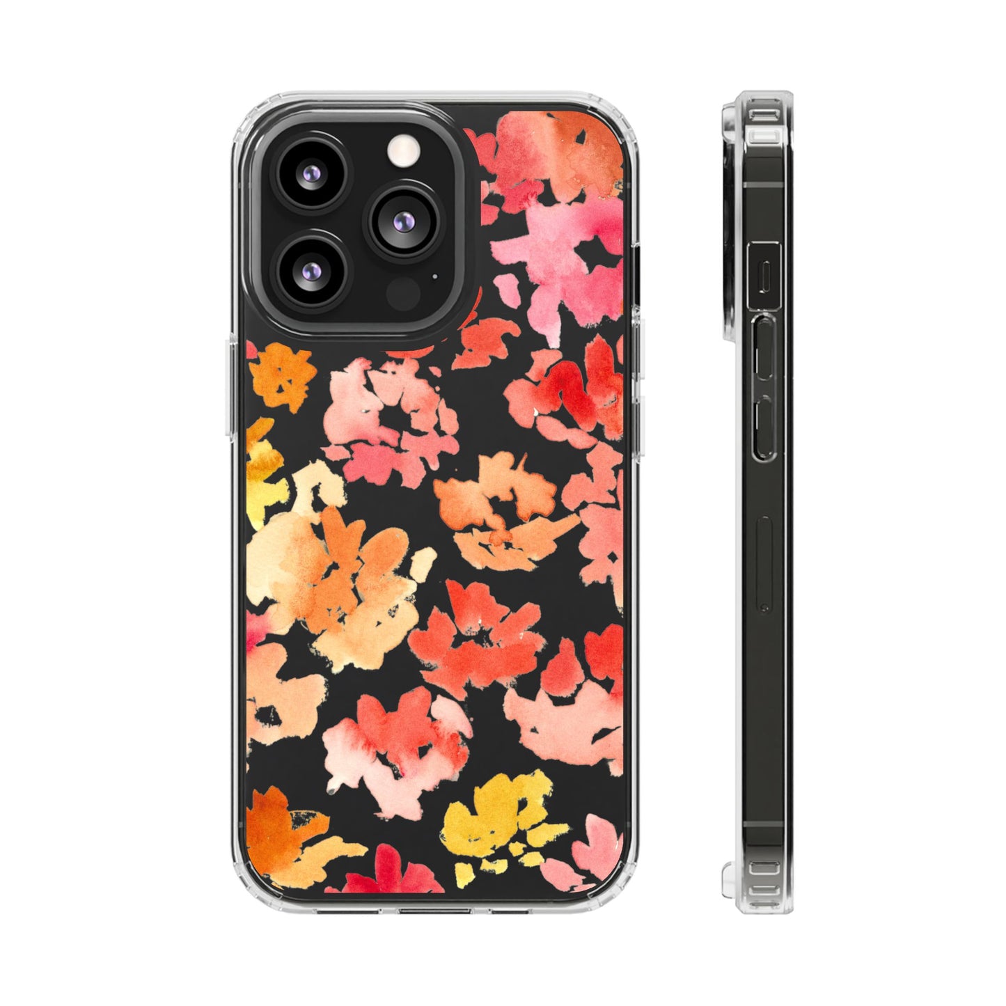 Watercolor Posy Clear Phone Case - Brooke Zitting, LLC