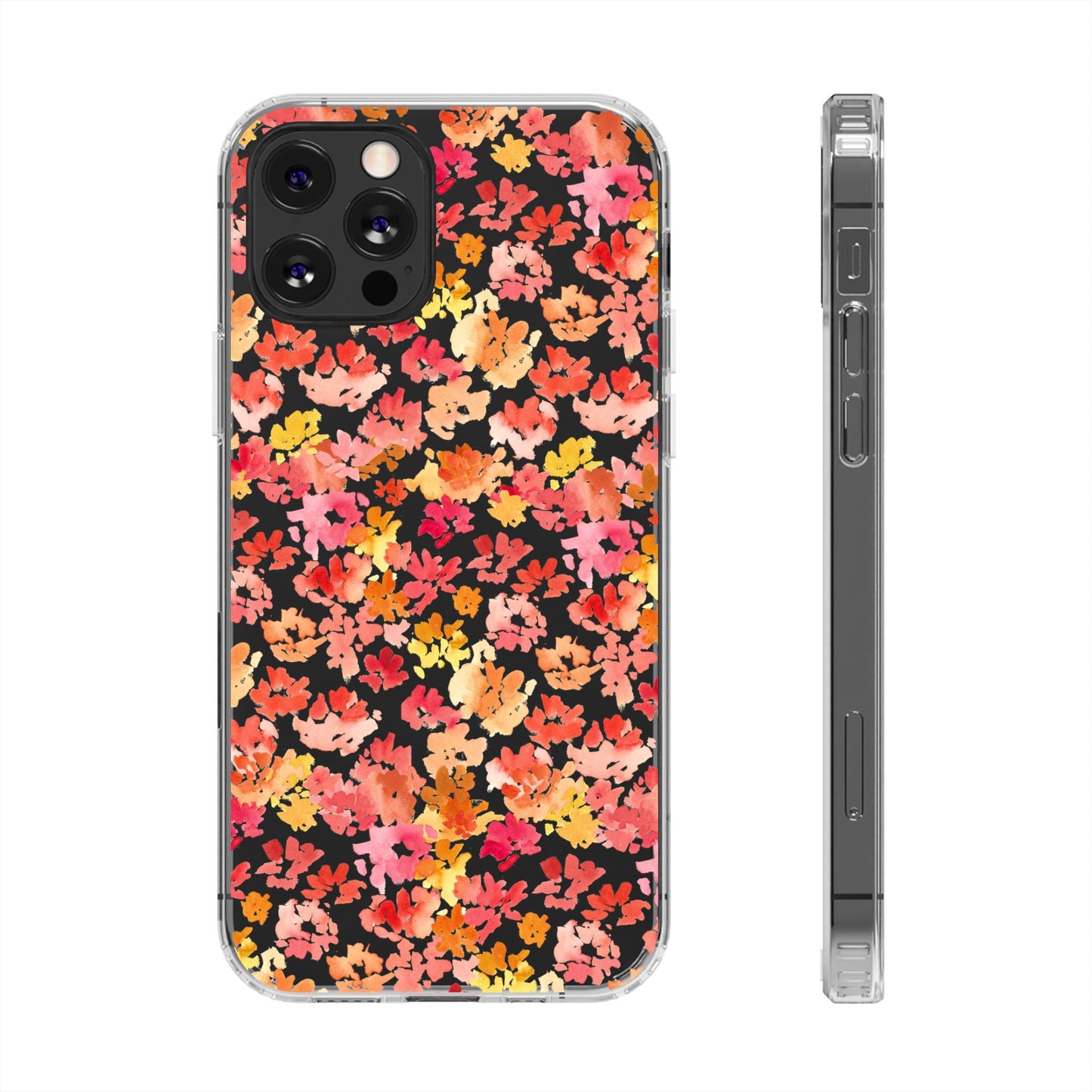 Watercolor Mini Posy Clear Phone Case - Brooke Zitting, LLC