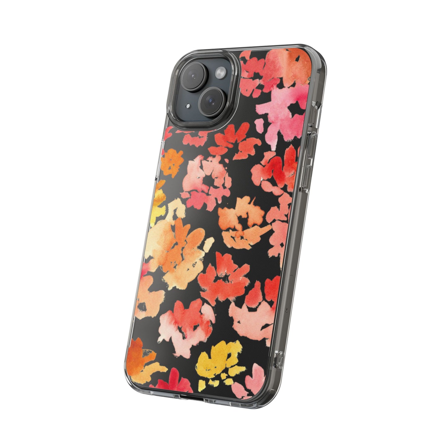 Watercolor Posy Clear Phone Case - Brooke Zitting, LLC