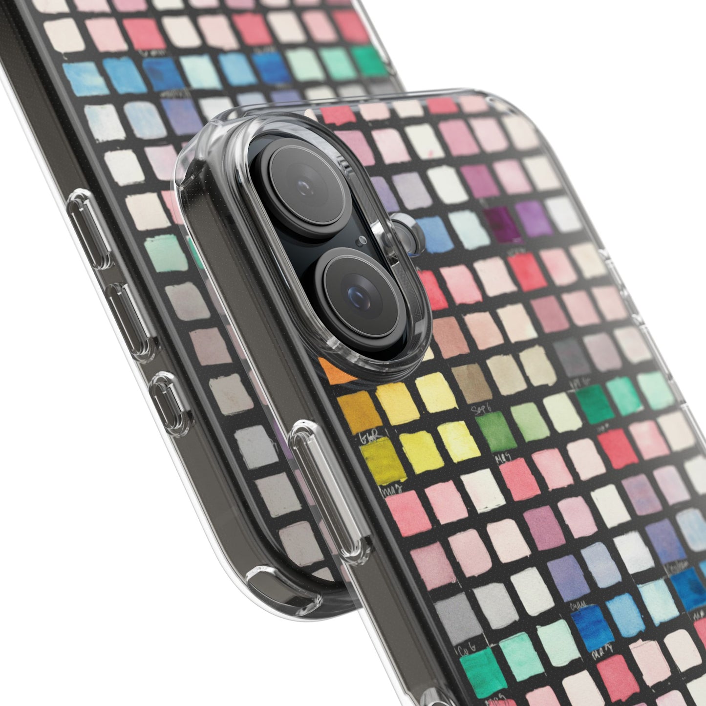 Watercolor Swatches Clear Phone Case - Brooke Zitting, LLC