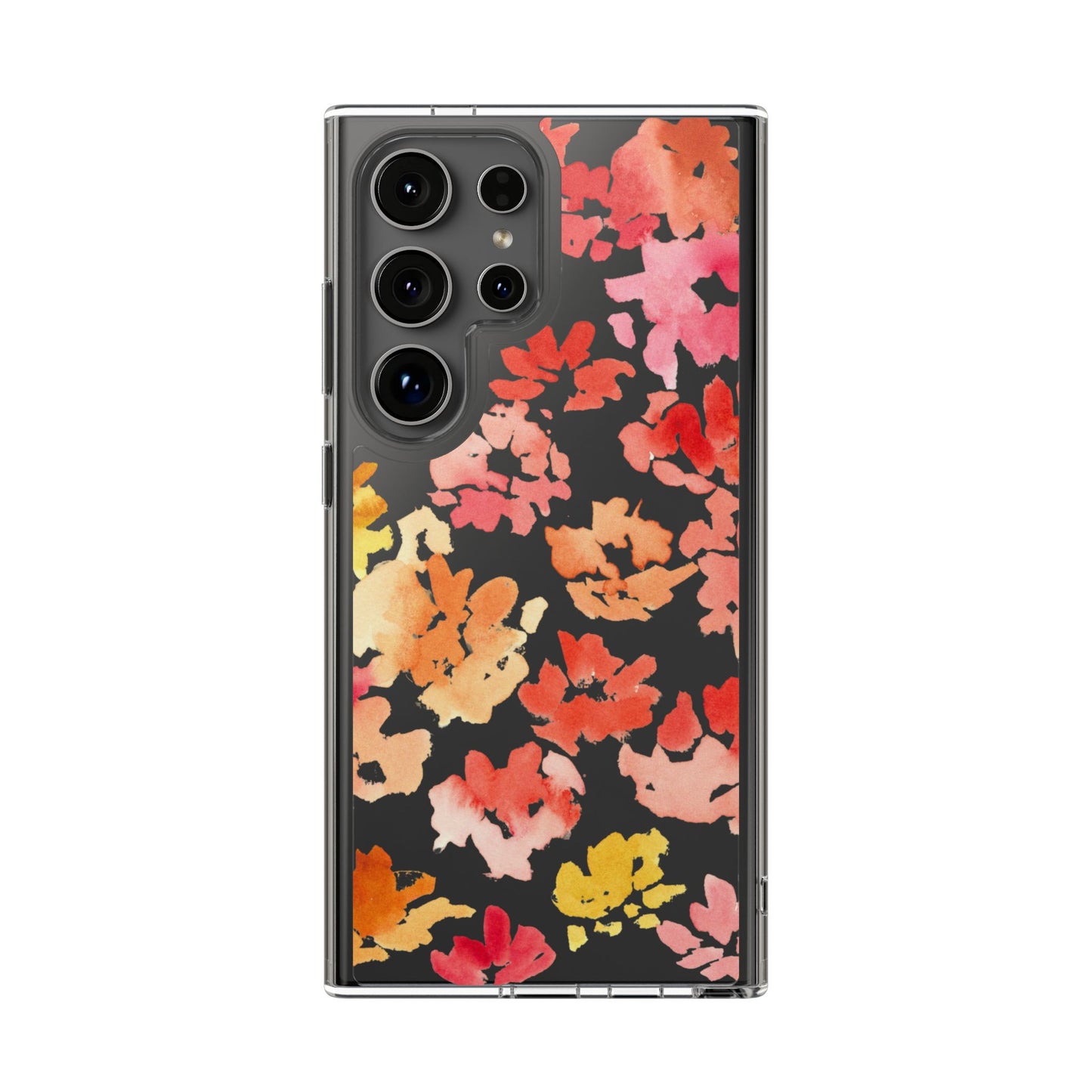 Watercolor Posy Clear Phone Case - Brooke Zitting, LLC