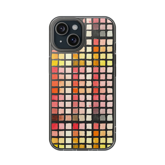 Watercolor Paint Swatches Clear Phone Case - Brooke Zitting, LLC