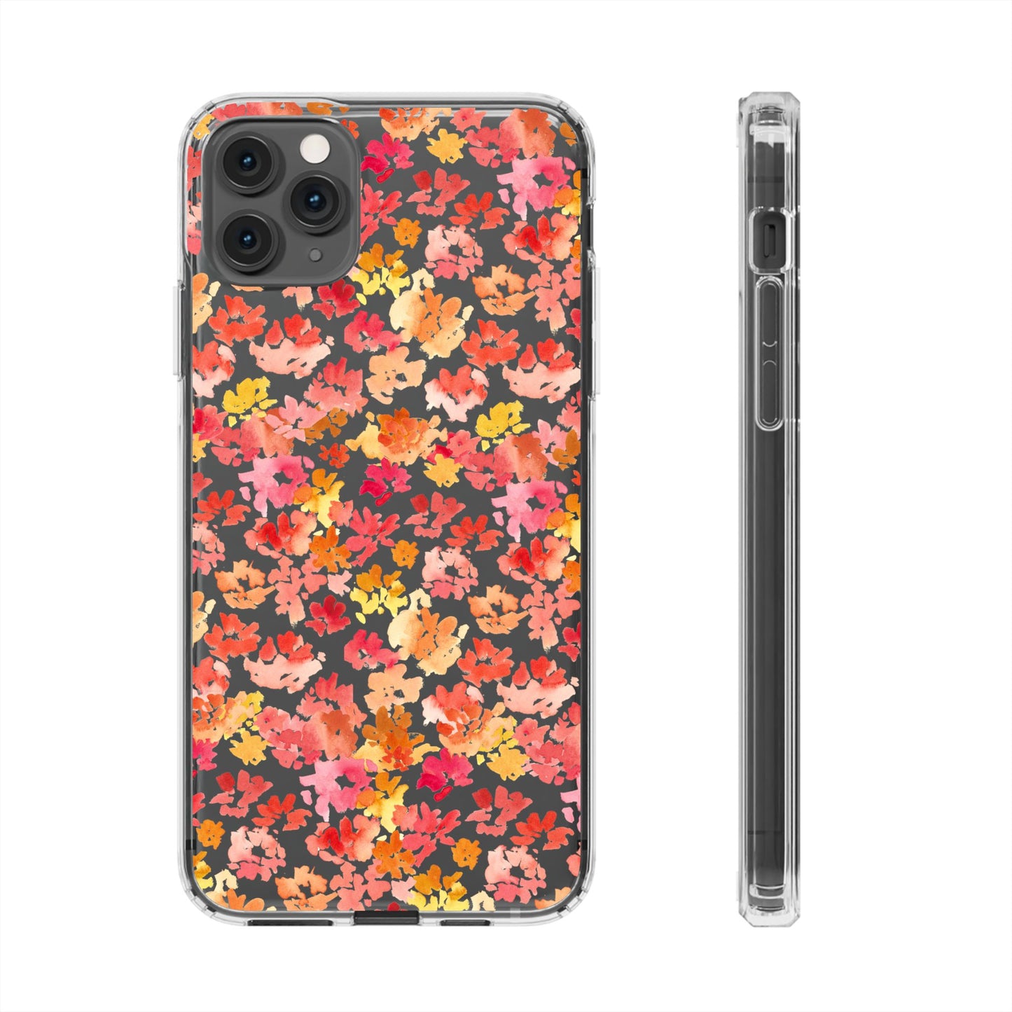 Watercolor Mini Posy Clear Phone Case - Brooke Zitting, LLC