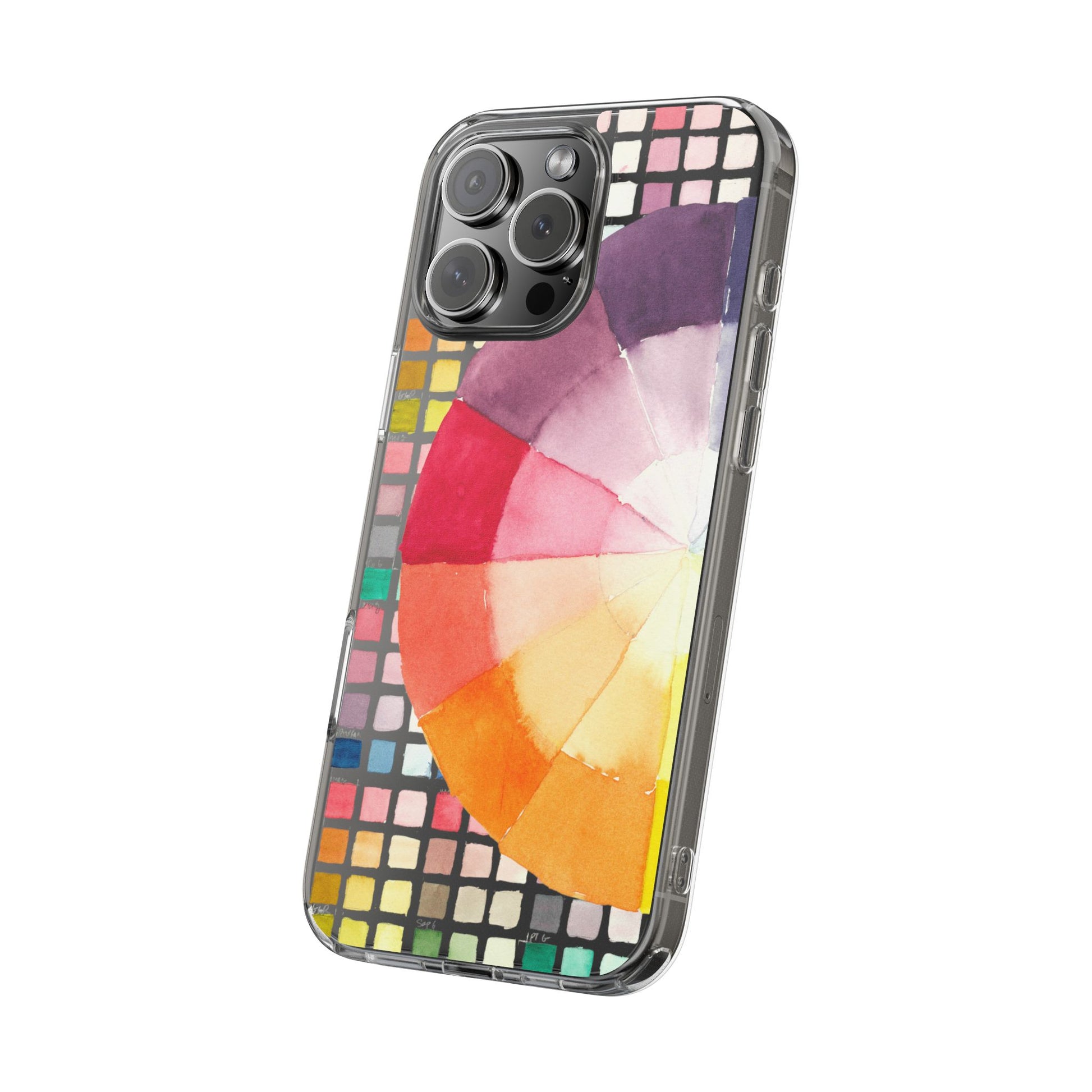 Watercolor-Theory Clear Phone Case - Brooke Zitting, LLC