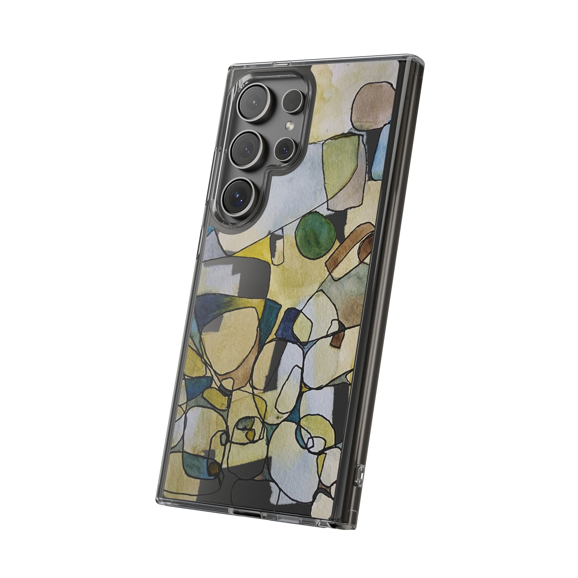 Abstract Watercolor Clear Phone Case - Brooke Zitting, LLC