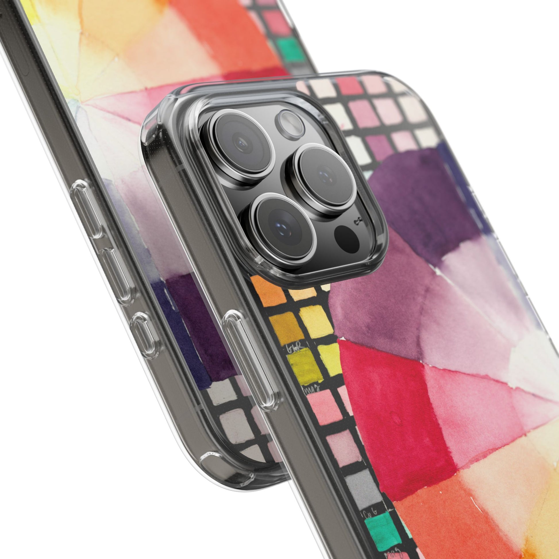 Watercolor-Theory Clear Phone Case - Brooke Zitting, LLC