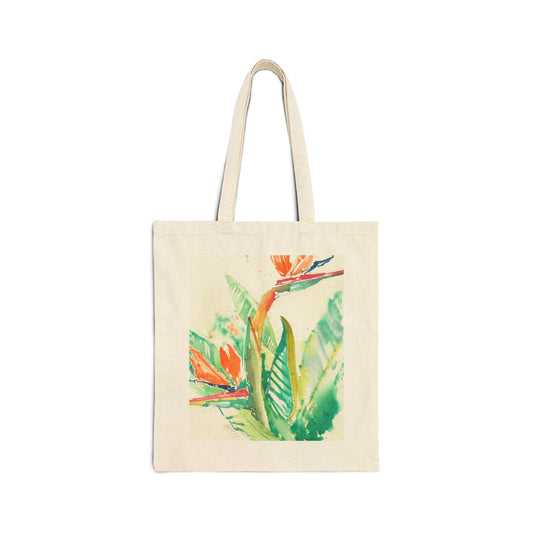 Another Day in Paradise Cotton Canvas Tote – Eco-Friendly Beach & Shopping Bag for Ocean Lovers