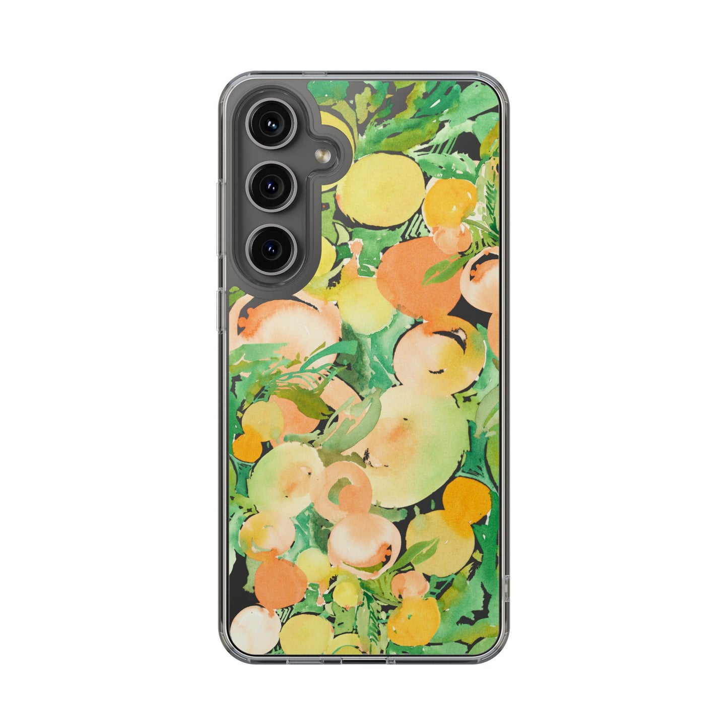 Watercolor Peach Party Clear Phone Case - Brooke Zitting, LLC