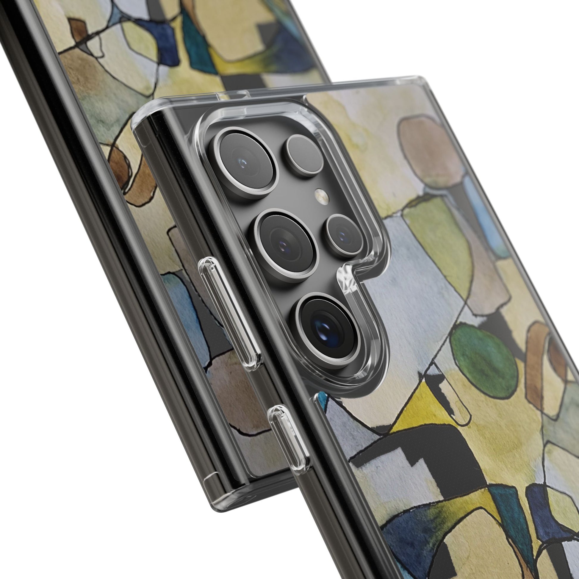 Abstract Watercolor Clear Phone Case - Brooke Zitting, LLC