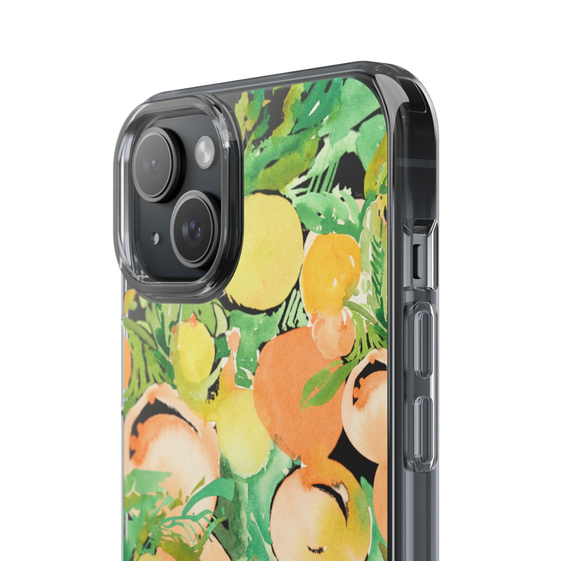 Watercolor Peach Party Clear Phone Case - Brooke Zitting, LLC