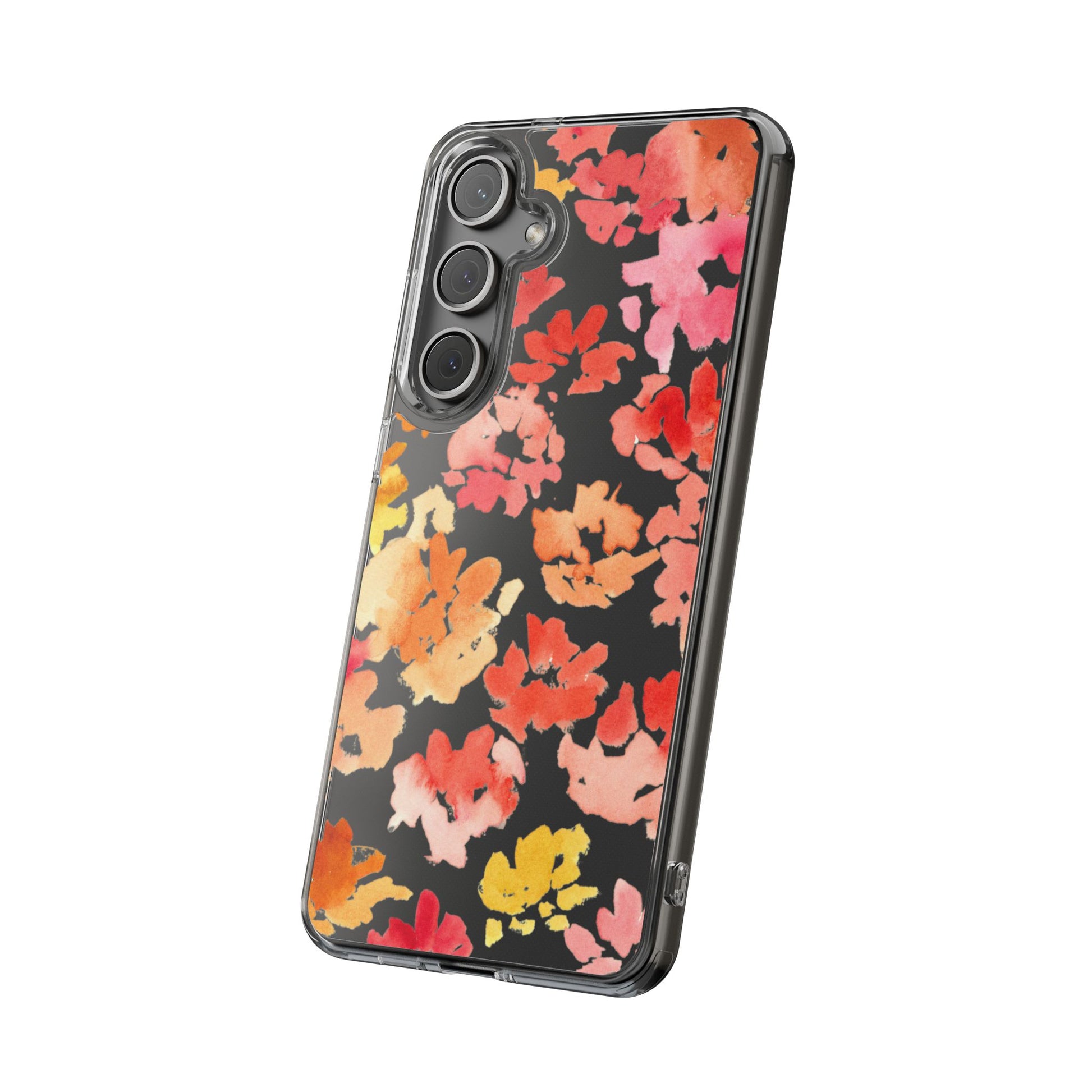 Watercolor Posy Clear Phone Case - Brooke Zitting, LLC