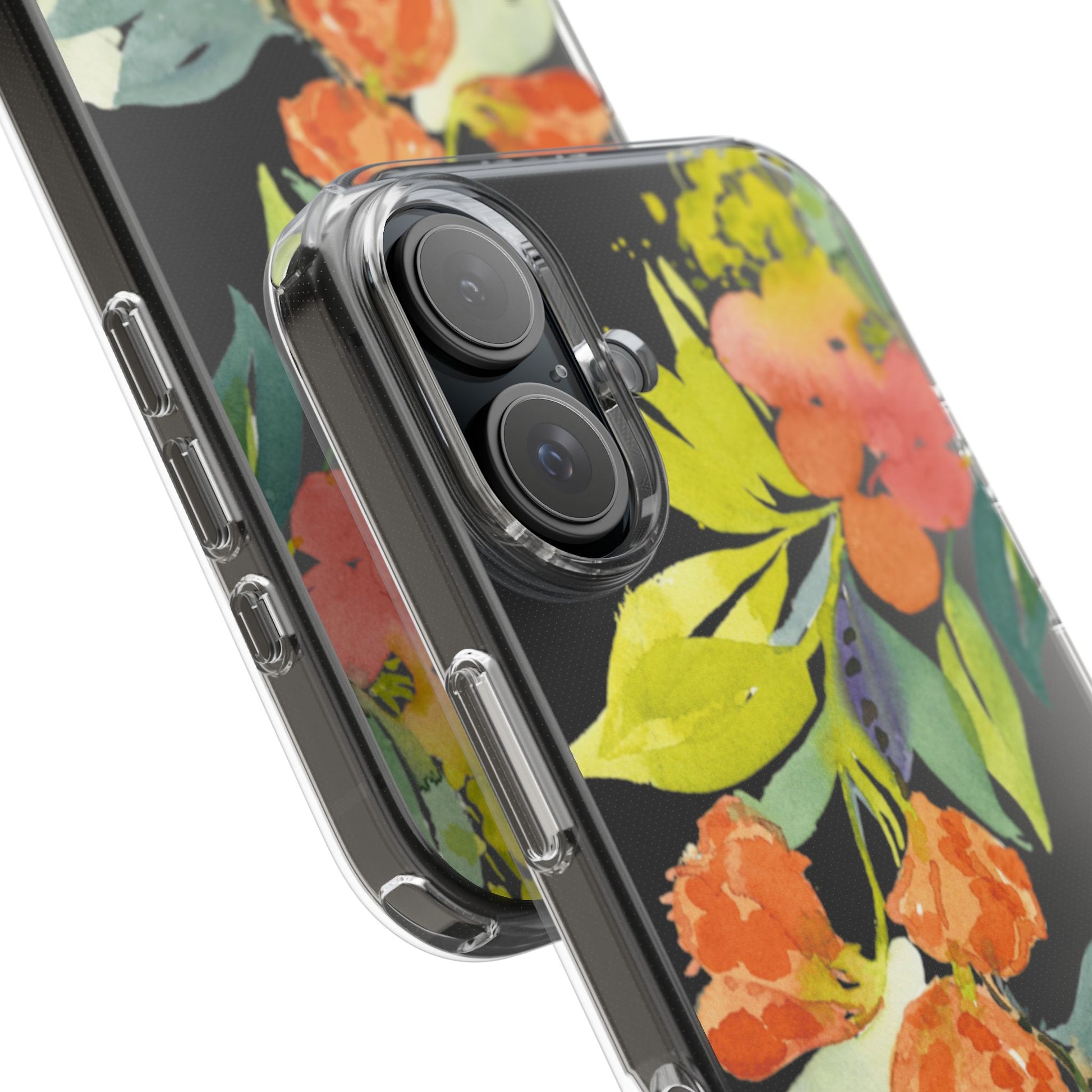 Watercolor Floral Blooms Clear Phone Case - Brooke Zitting, LLC