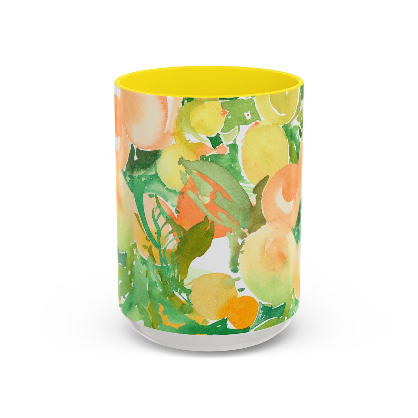Citrus and Peaches Coffee Mug (11, 15oz) - Brooke Zitting, LLC